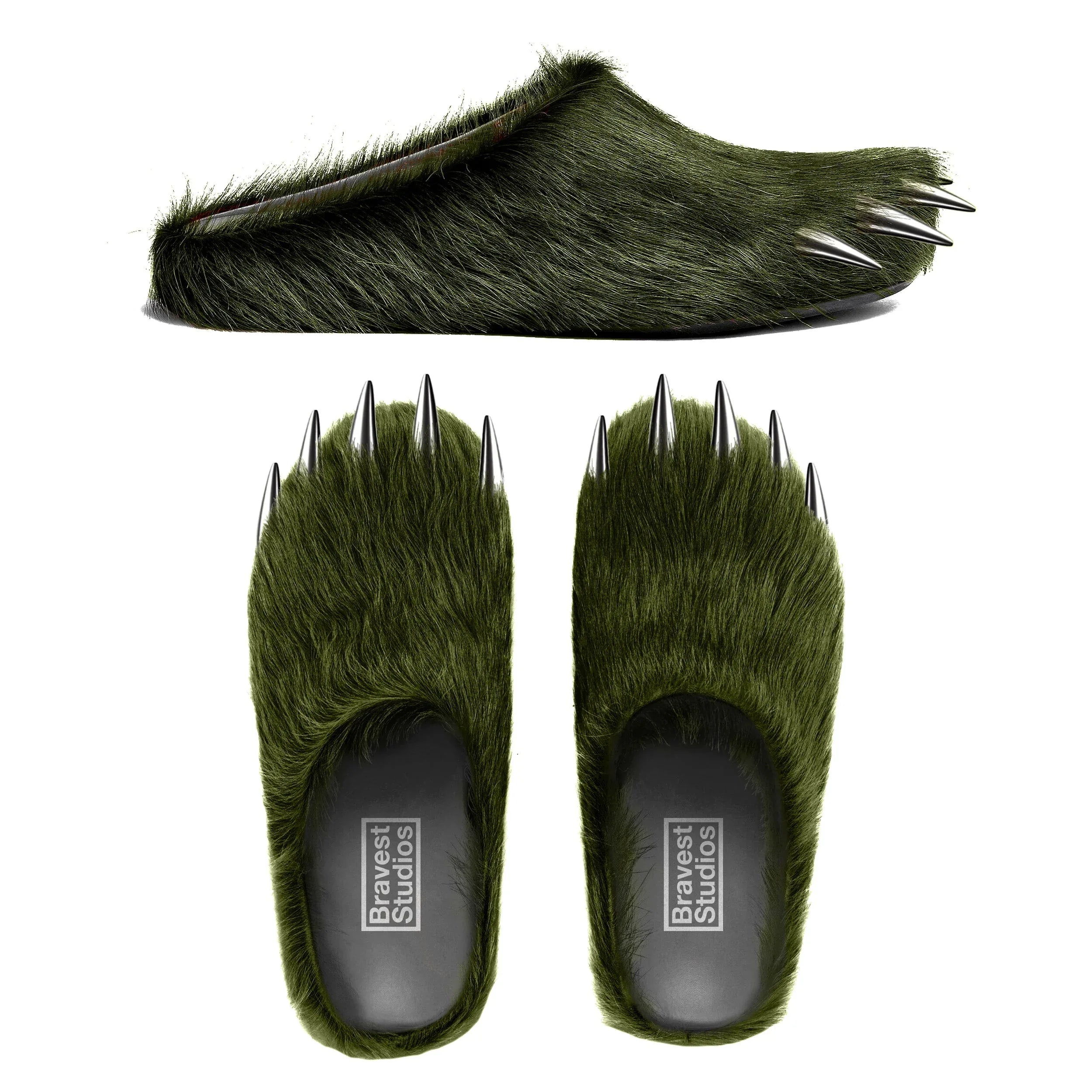 GREEN BEAR CLAW MULES - My Suti GREEN BEAR CLAW MULES - My Suti