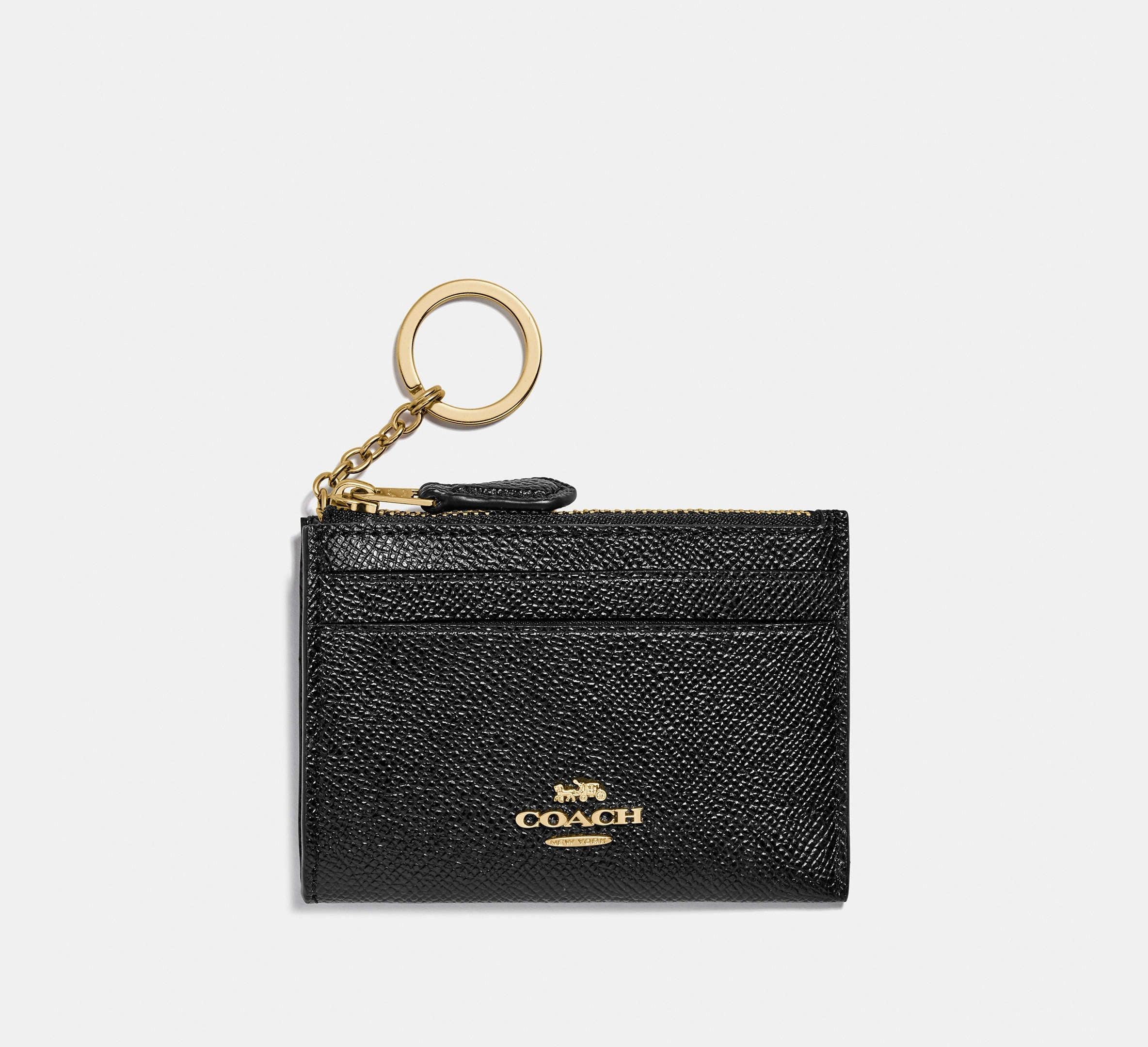 Coach Mini Skinny Id Case - Gold/Black - My Suti