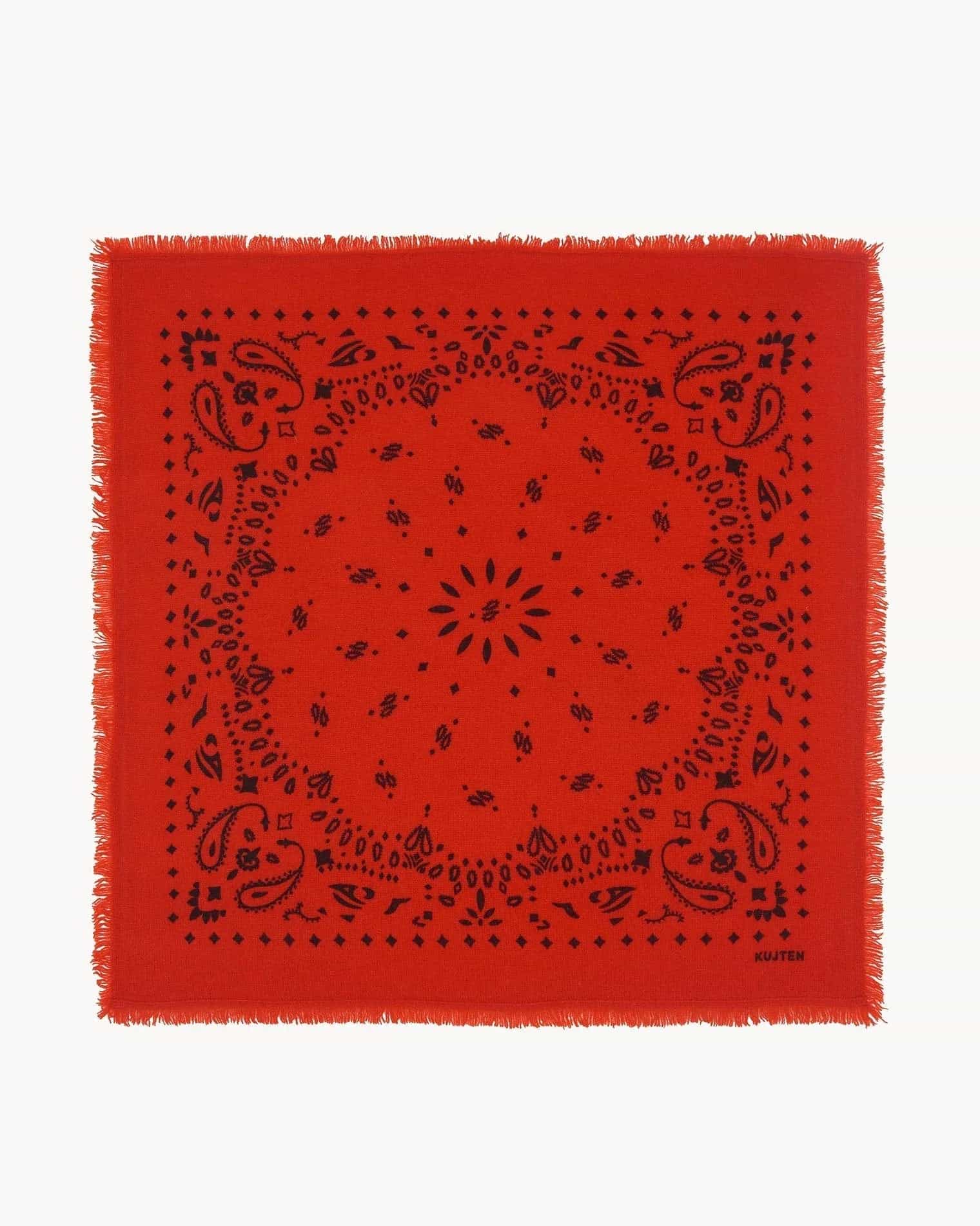 KUJTEN Bandana Hachiko Red Orange - Bandana - My Suti
