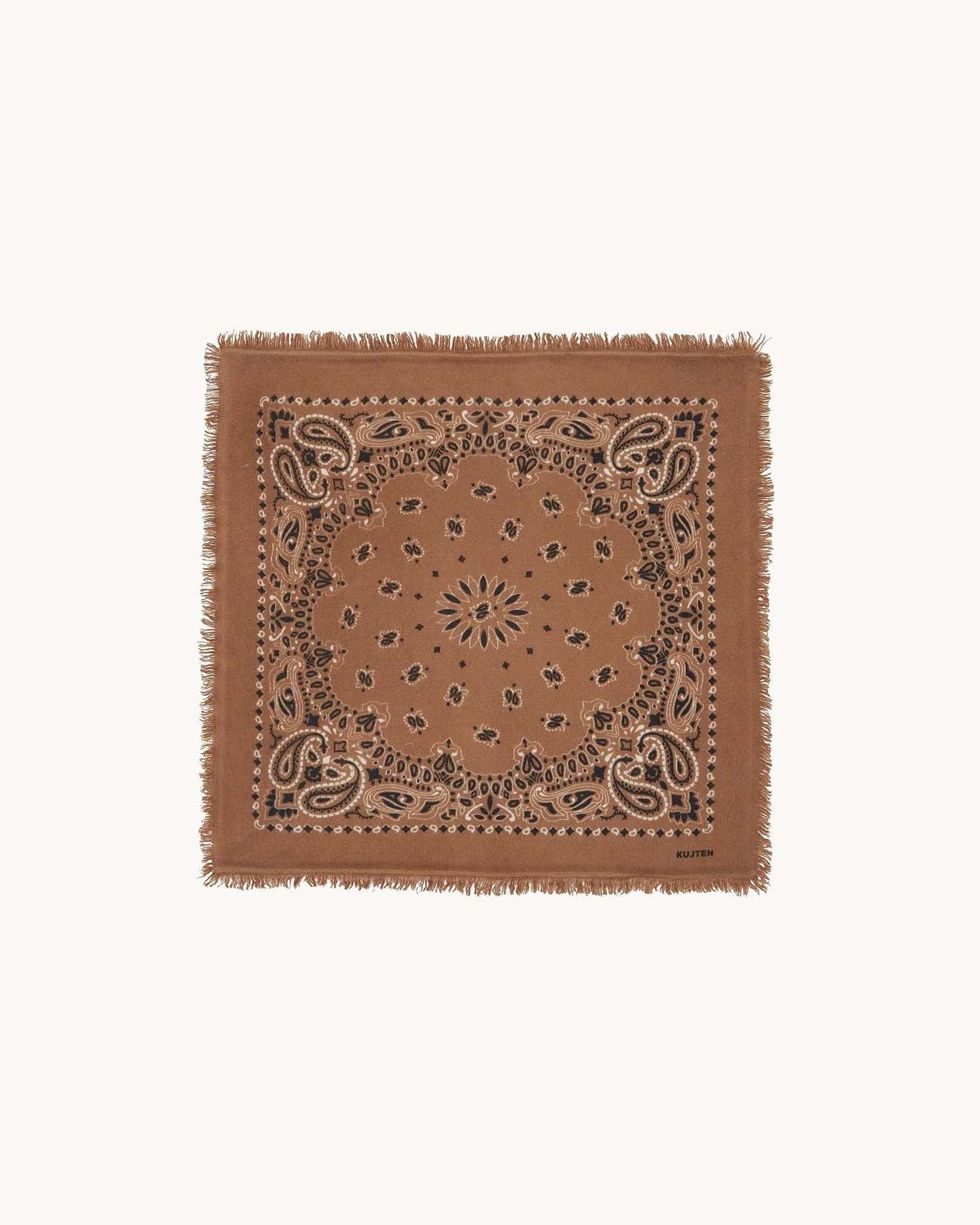 KUJTEN Small Bandana Hachi Caramelo Brown - Bandana - My Suti