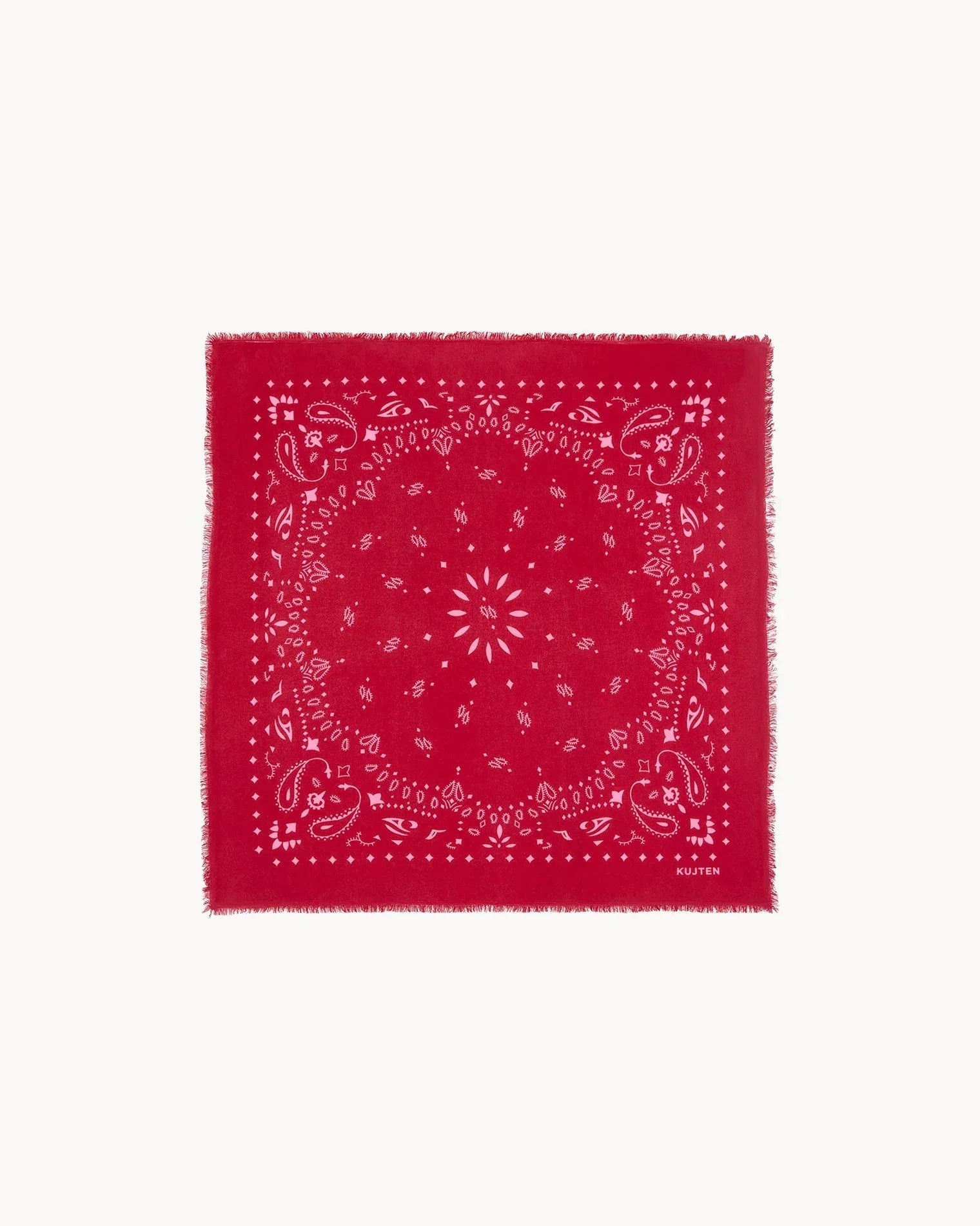 KUJTEN Small Bandana Hachi Red Pink - Bandana - My Suti