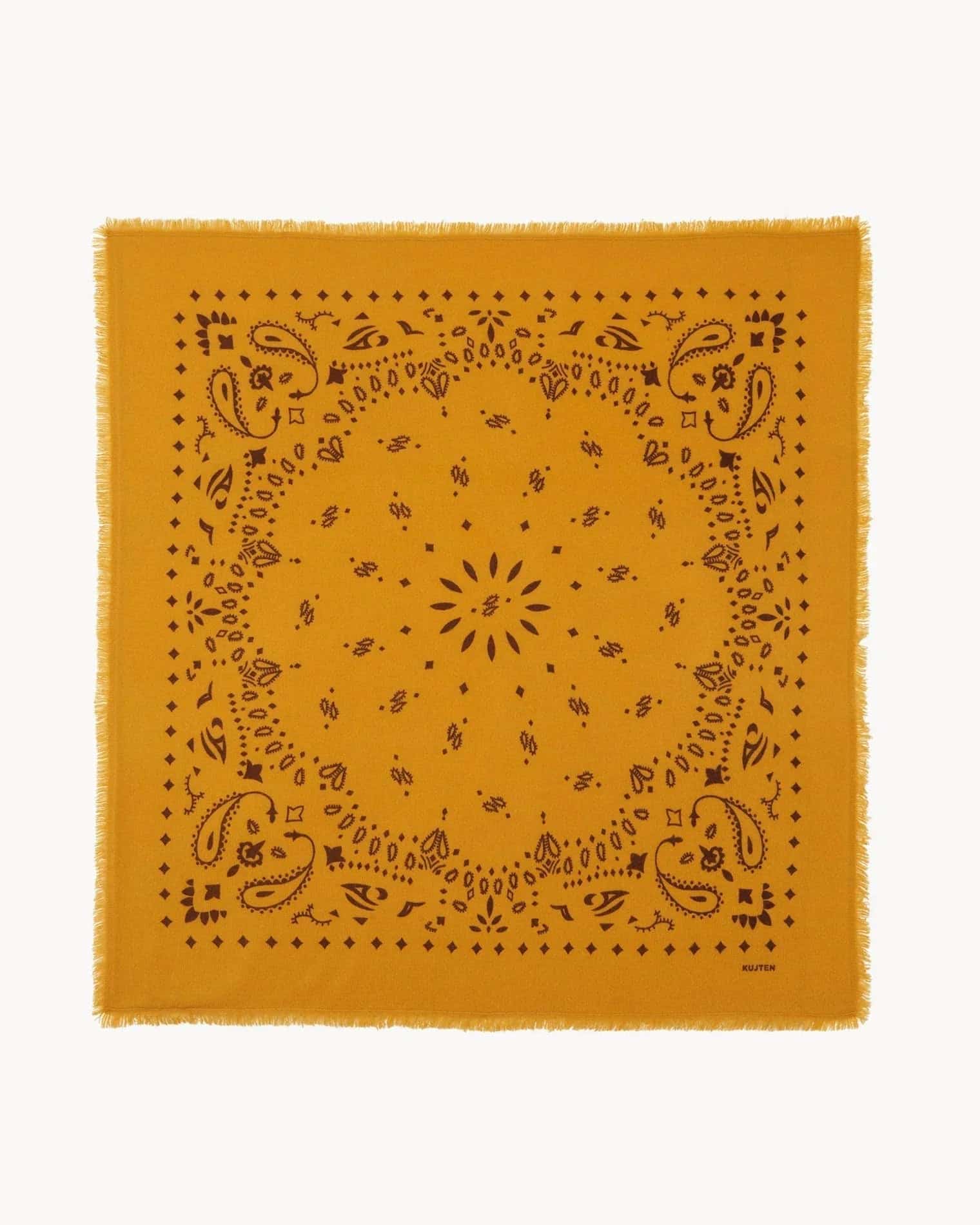 KUJTEN Bandana Hachiko Saffron Yellow - Bandana - My Suti