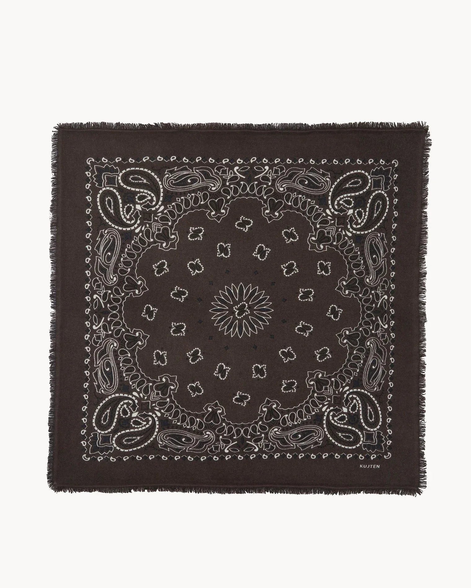 KUJTEN Large Bandana Hachiko Bico Brown - Bandana - My Suti