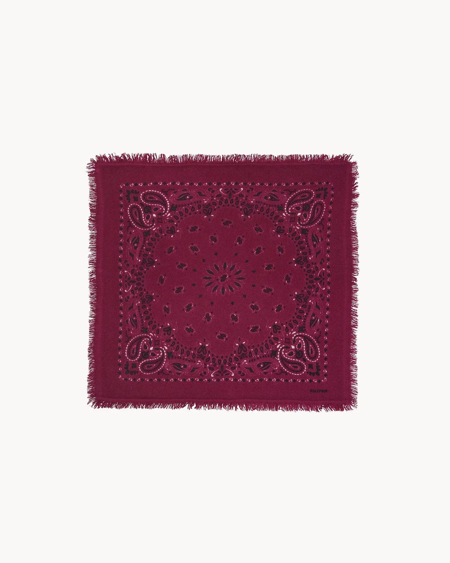 KUJTEN Small Bandana Hachi Bico Marl Wine Red - Bandana - My Suti