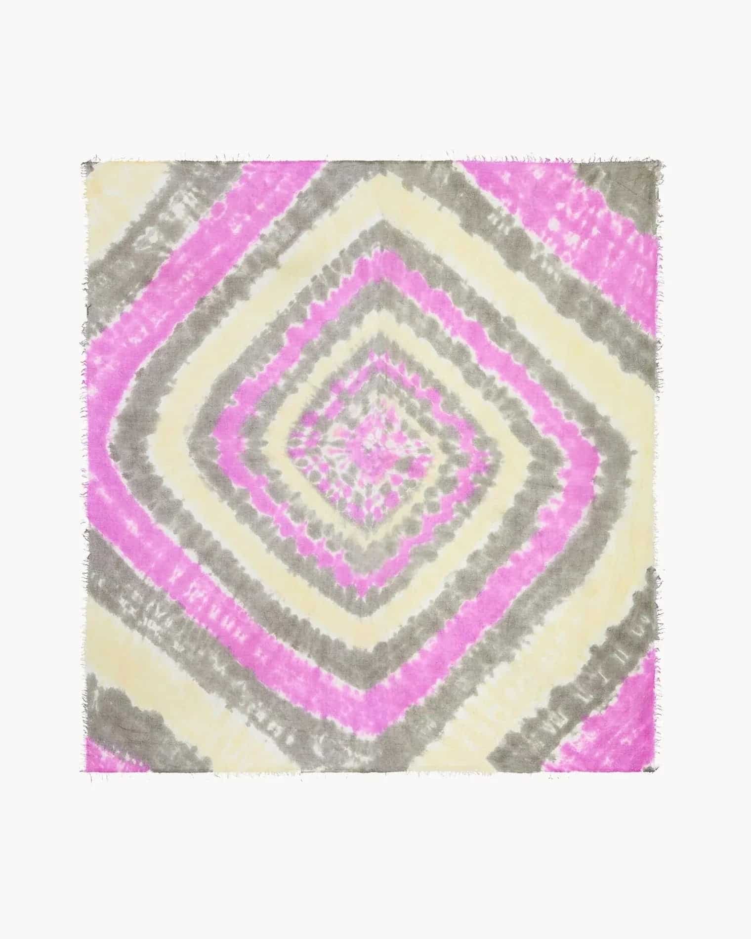 KUJTEN Very Large Bandana Effy Sunny Khaki Pink - Bandana - My Suti