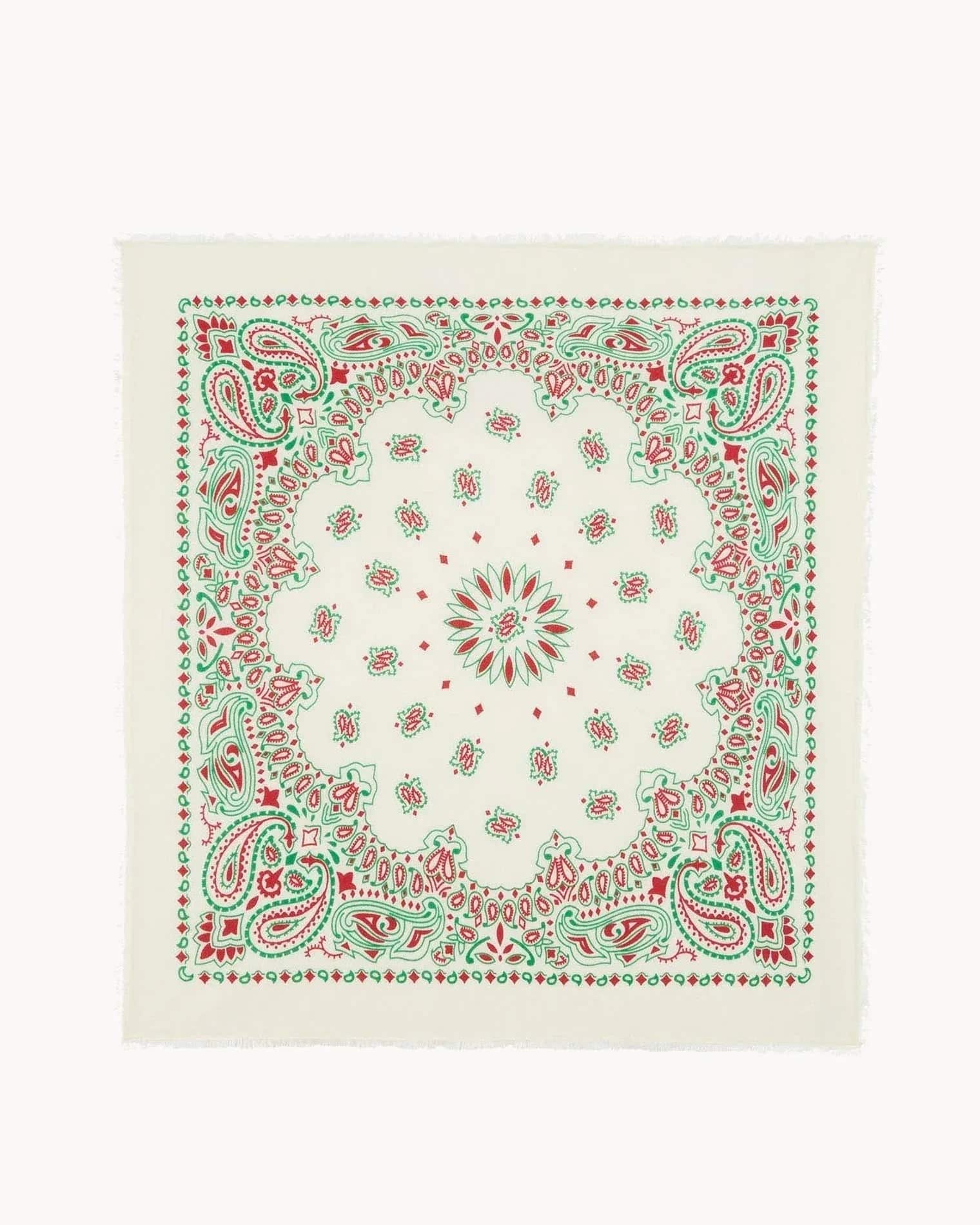 KUJTEN Large Bandana Western Tomato Red - Bandana - My Suti