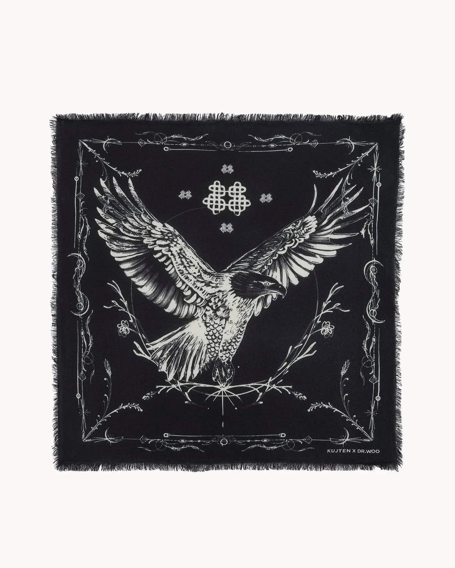 KUJTEN Large Bandana Washi Black - Bandana - My Suti