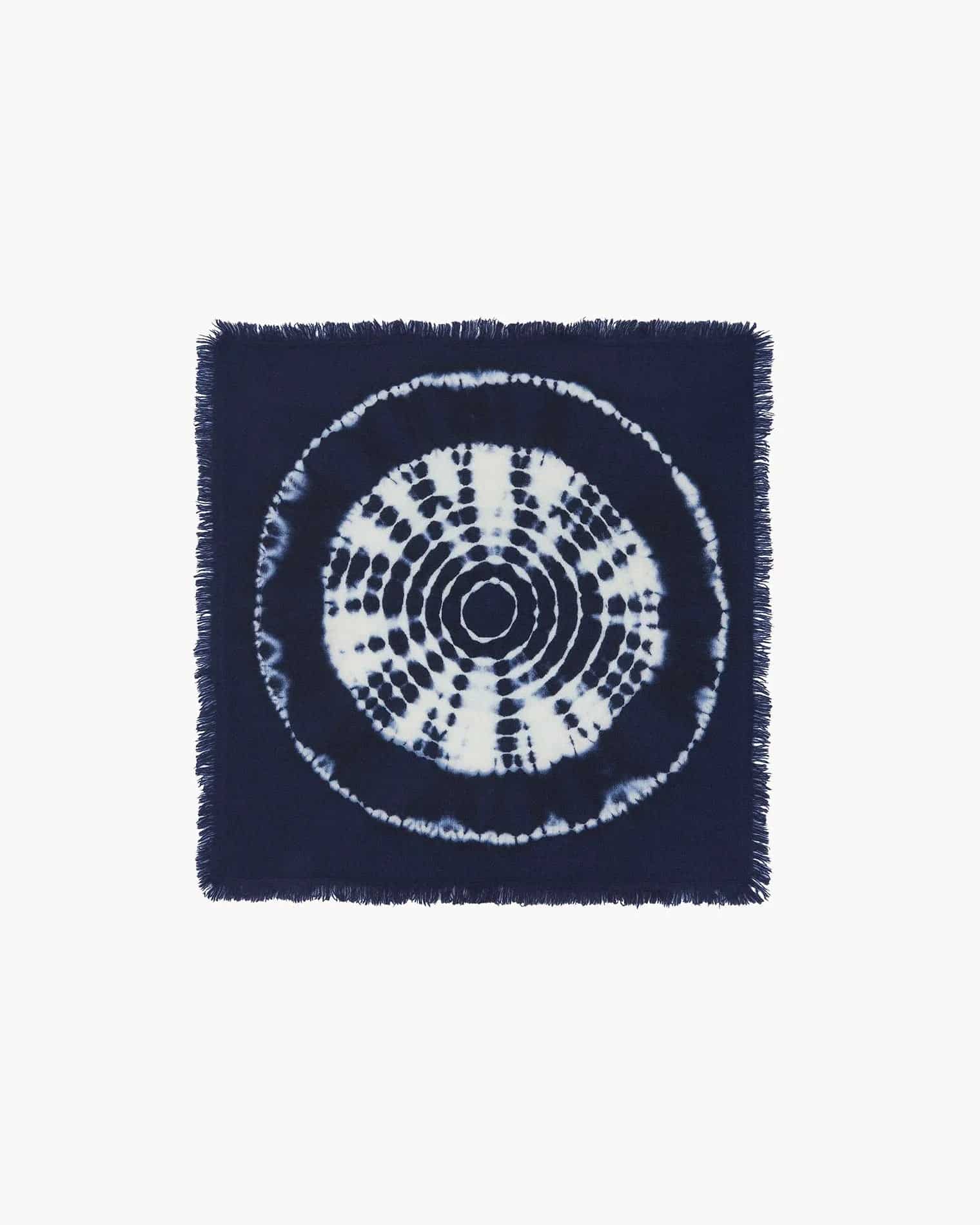 KUJTEN Small Bandana Hachi Circle Indigo Blue - Bandana - My Suti