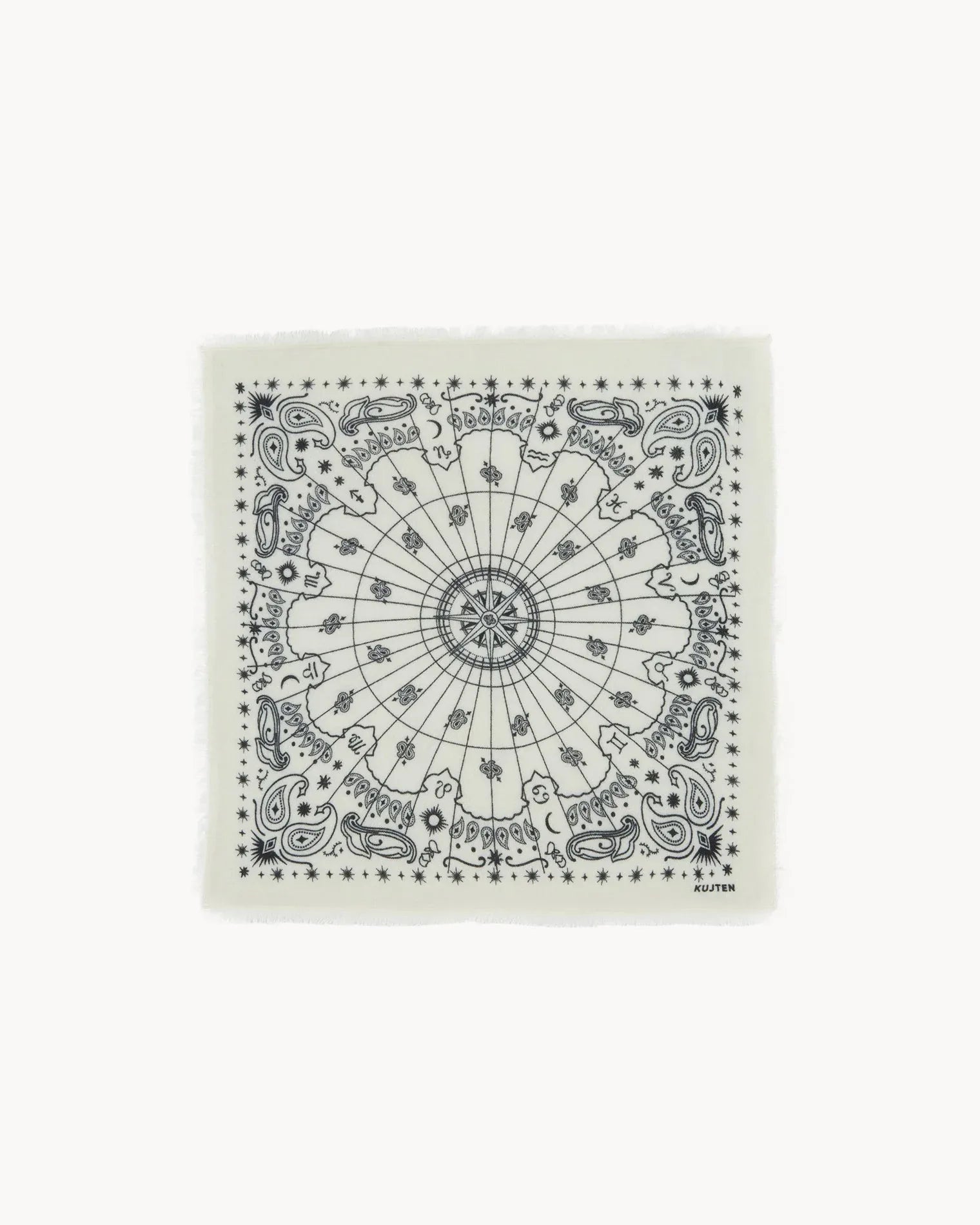 KUJTEN Small Bandana Hachi Astro White - Bandana - My Suti