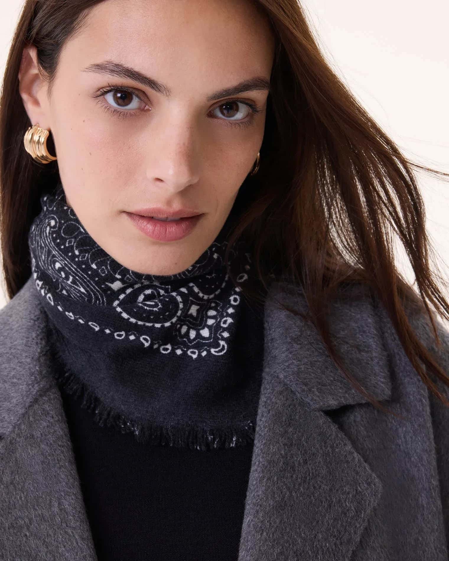 KUJTEN Small Bandana Hachi Black - Bandana - My Suti