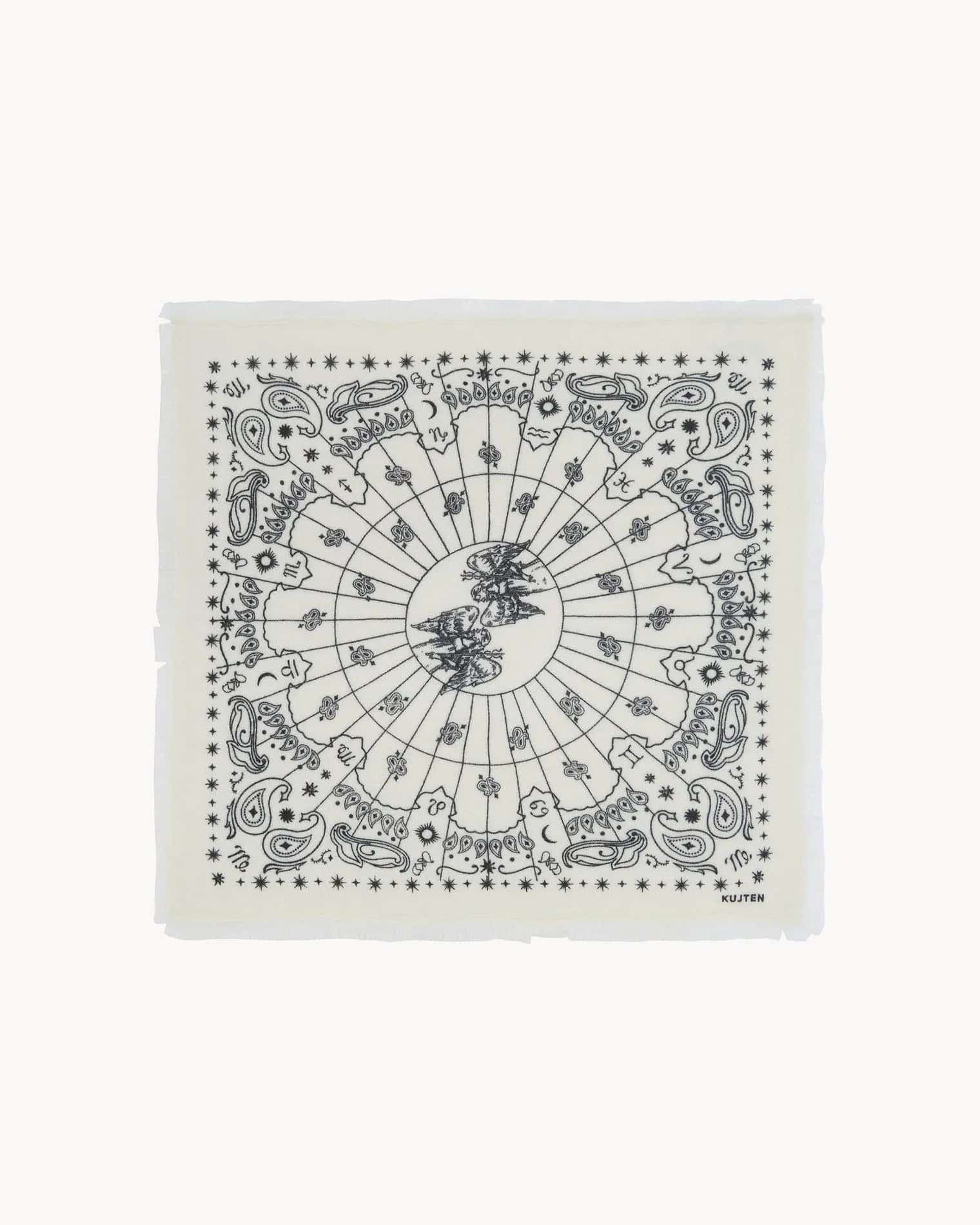 KUJTEN Small Bandana Hachi Sign Virgo - Başak Burcu Bandanası - My Suti