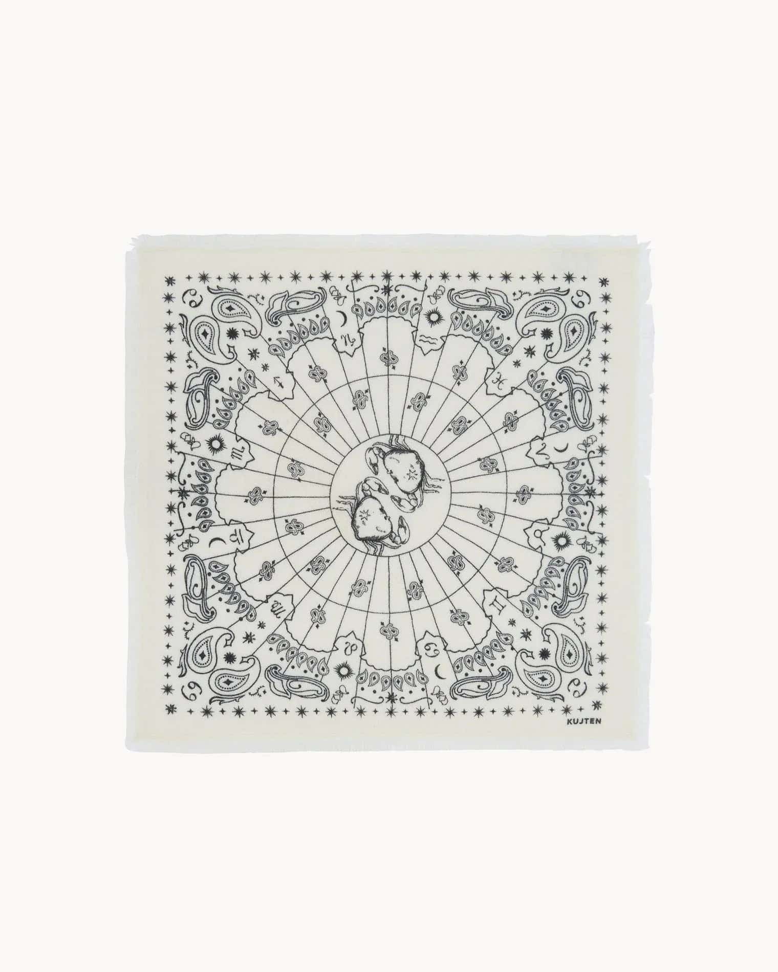 KUJTEN Small Bandana Hachi Sign Cancer - Yengeç Burcu Bandanası - My Suti