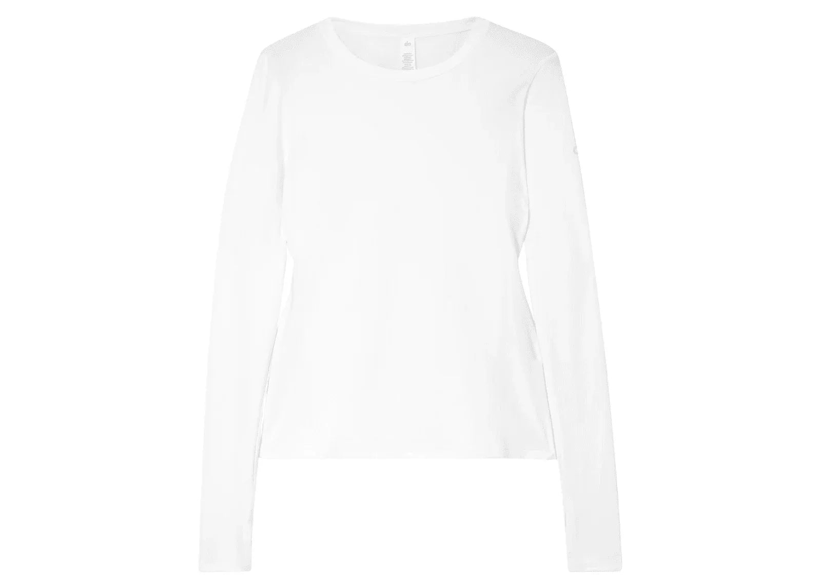 Alo Yoga Alosoft Finesse Long Sleeve White - My Suti