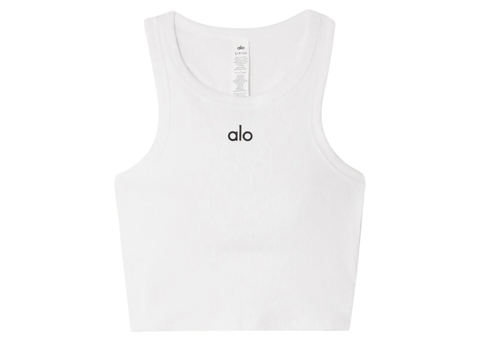 Alo Yoga Aspire Tank White Black - My Suti