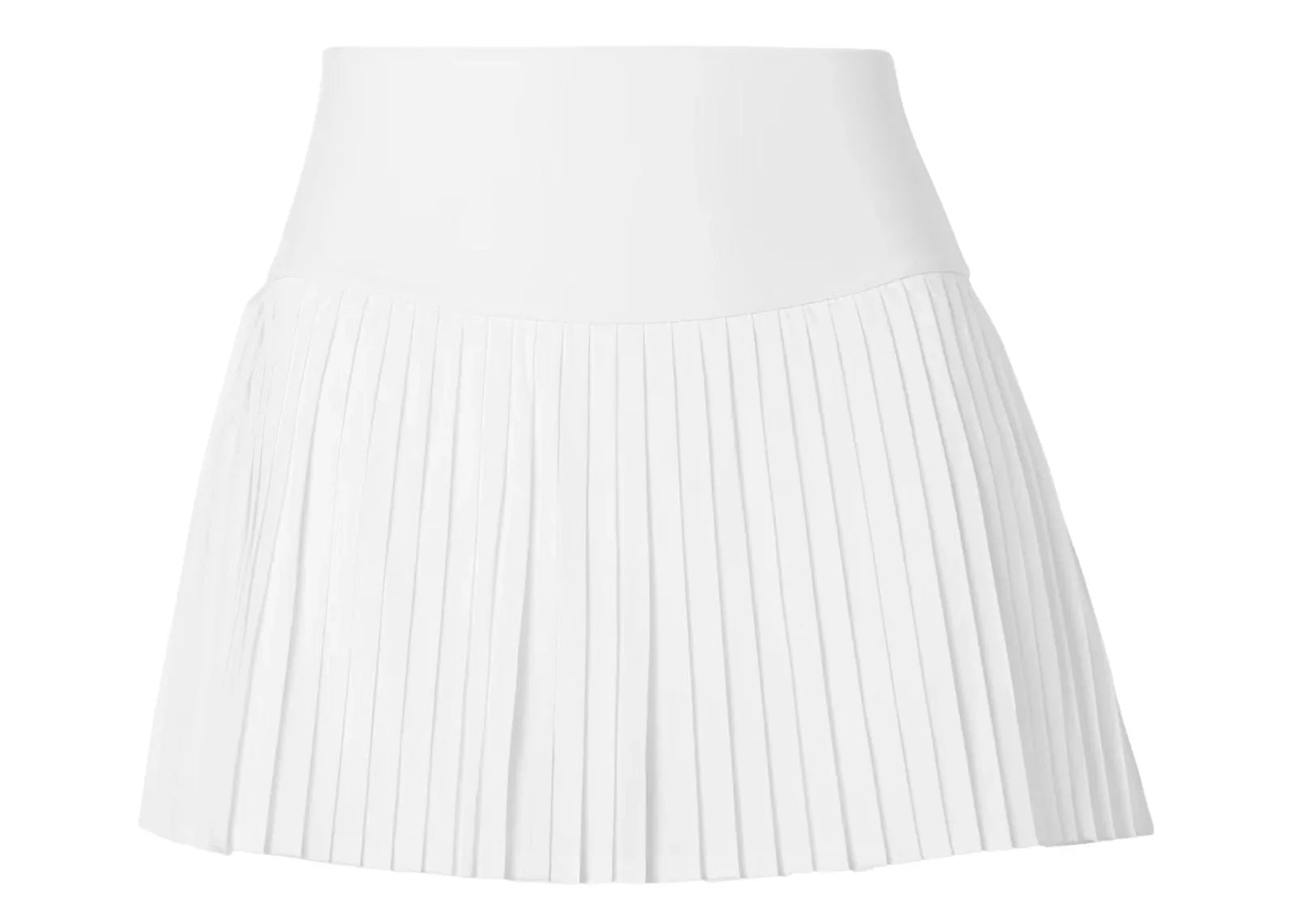 Alo Yoga Grand Slam Pleated Airlift Tennis Skirt White - My Suti