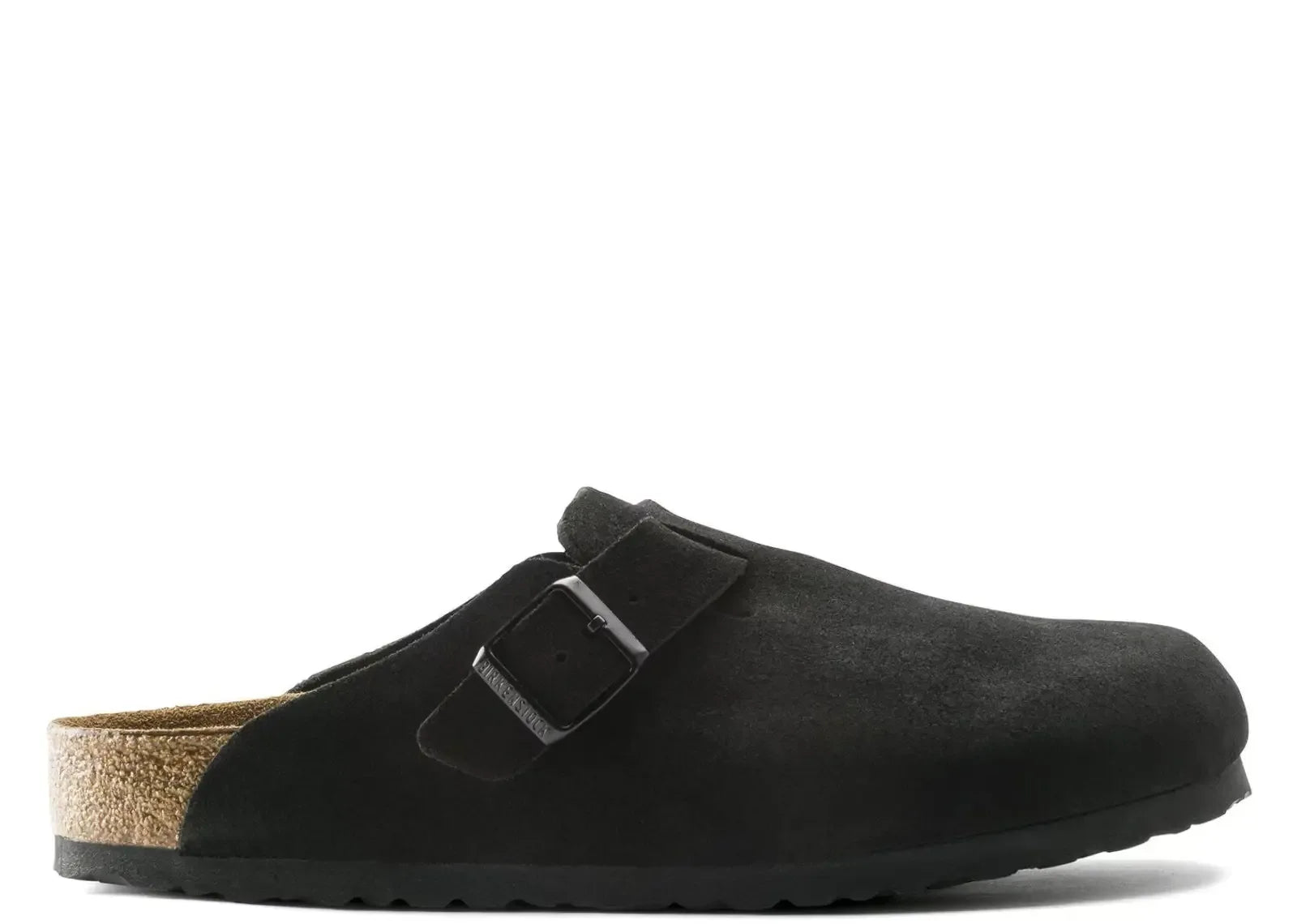 Birkenstock Boston Soft Footbed Suede Black - My Suti