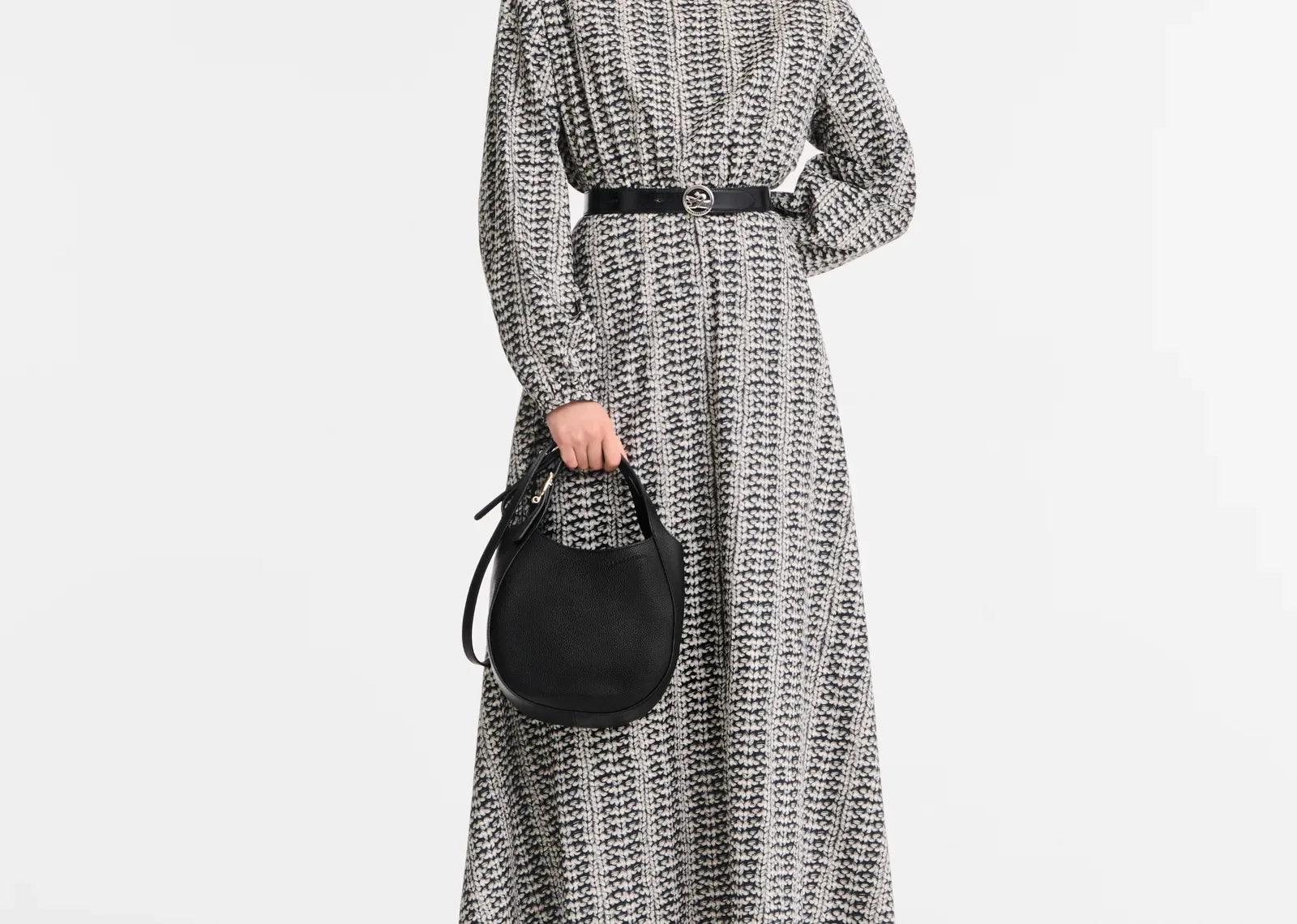 Longchamp Le Foulonné Small Handbag Black - My Suti