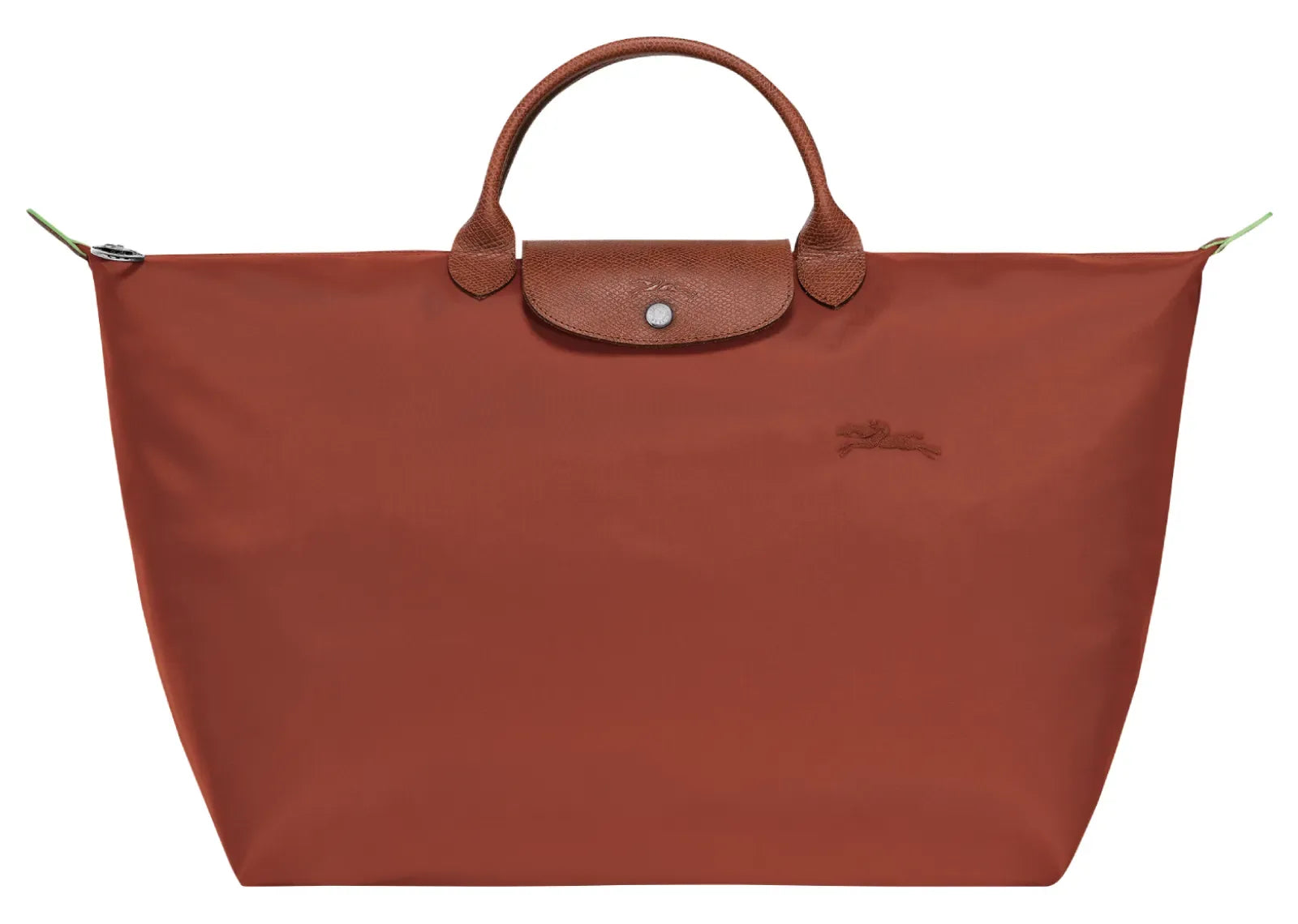 Longchamp Le Pliage Green L Travel Bag Chestnut - My Suti