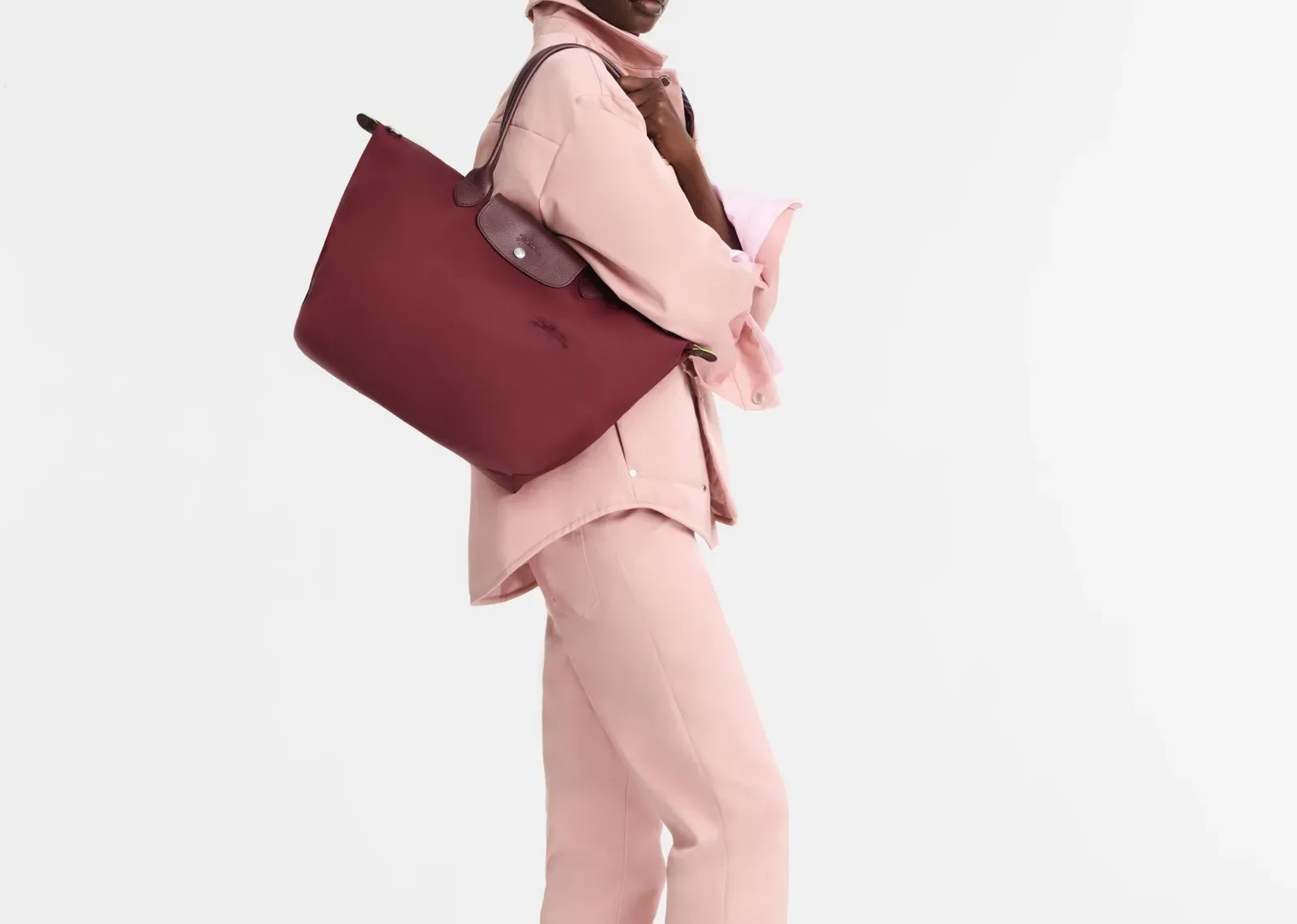 Longchamp Le Pliage Green Large Tote Bag Pomegranate - My Suti