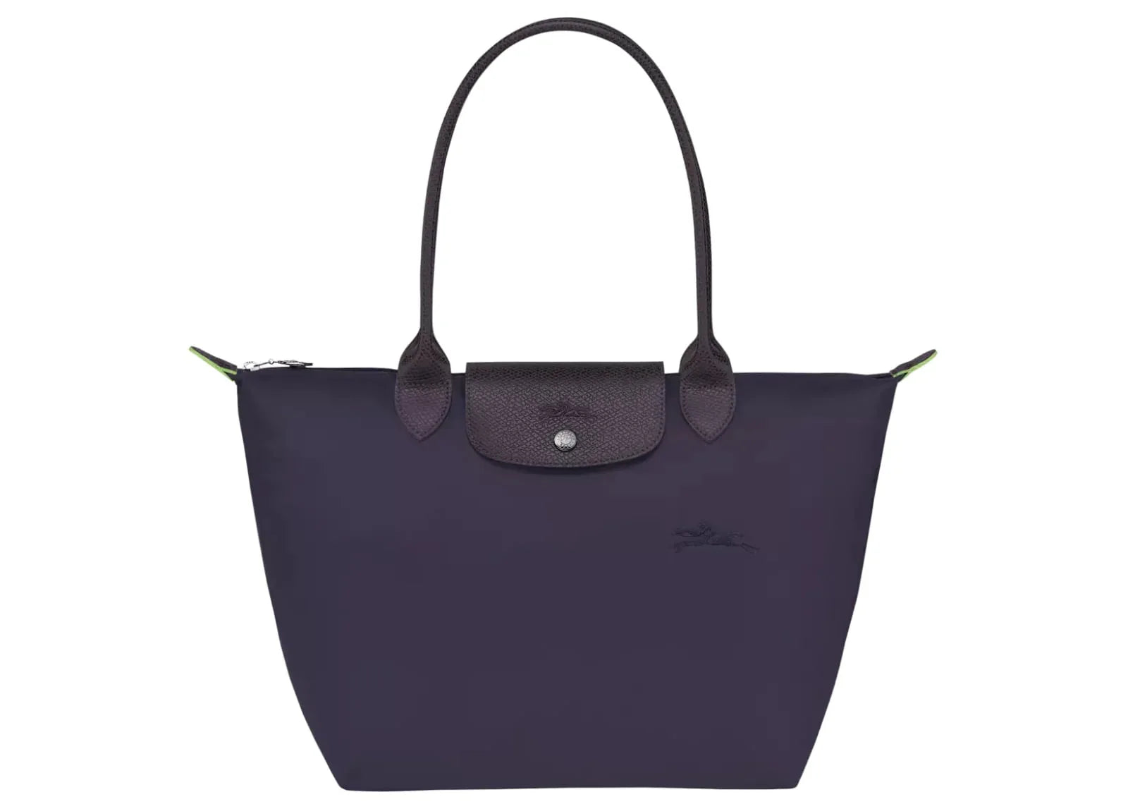 Longchamp Le Pliage Green Medium Tote Bag Bilberry - My Suti