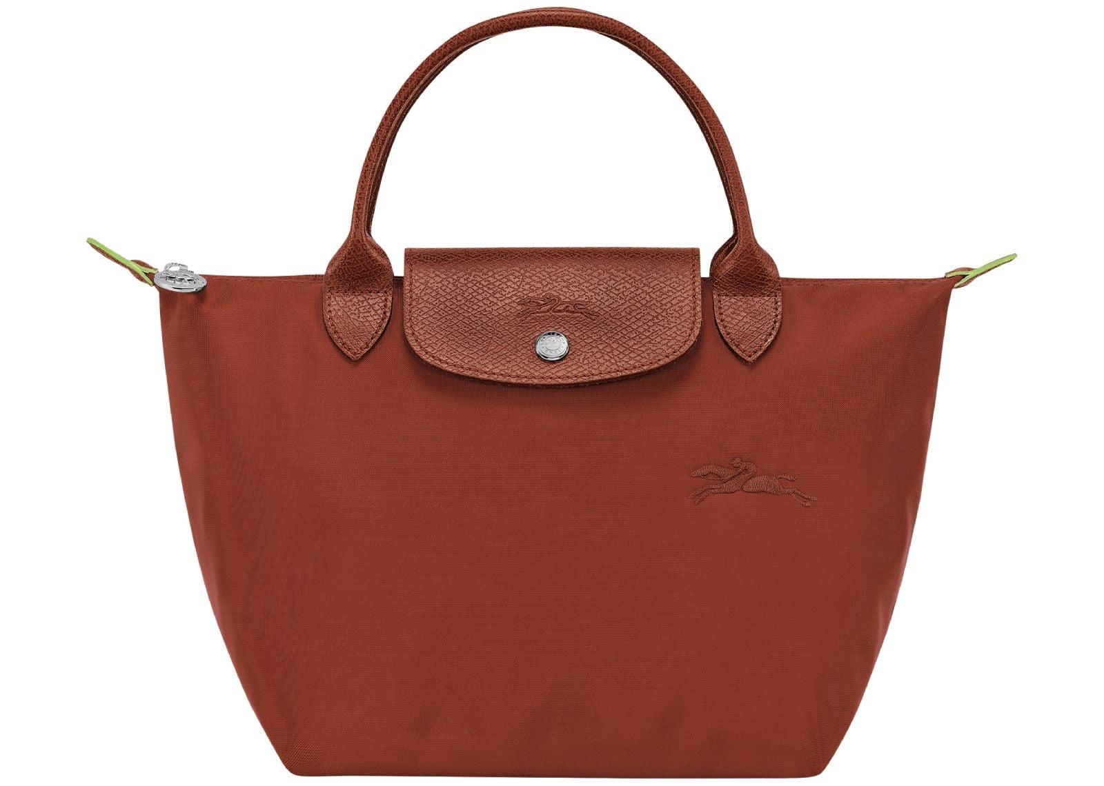 Longchamp Le Pliage Green Small Handbag Chestnut - My Suti