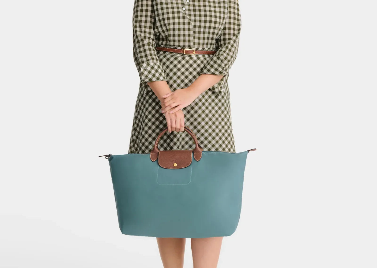 Longchamp Le Pliage Original L Travel Bag Eucalyptus - My Suti