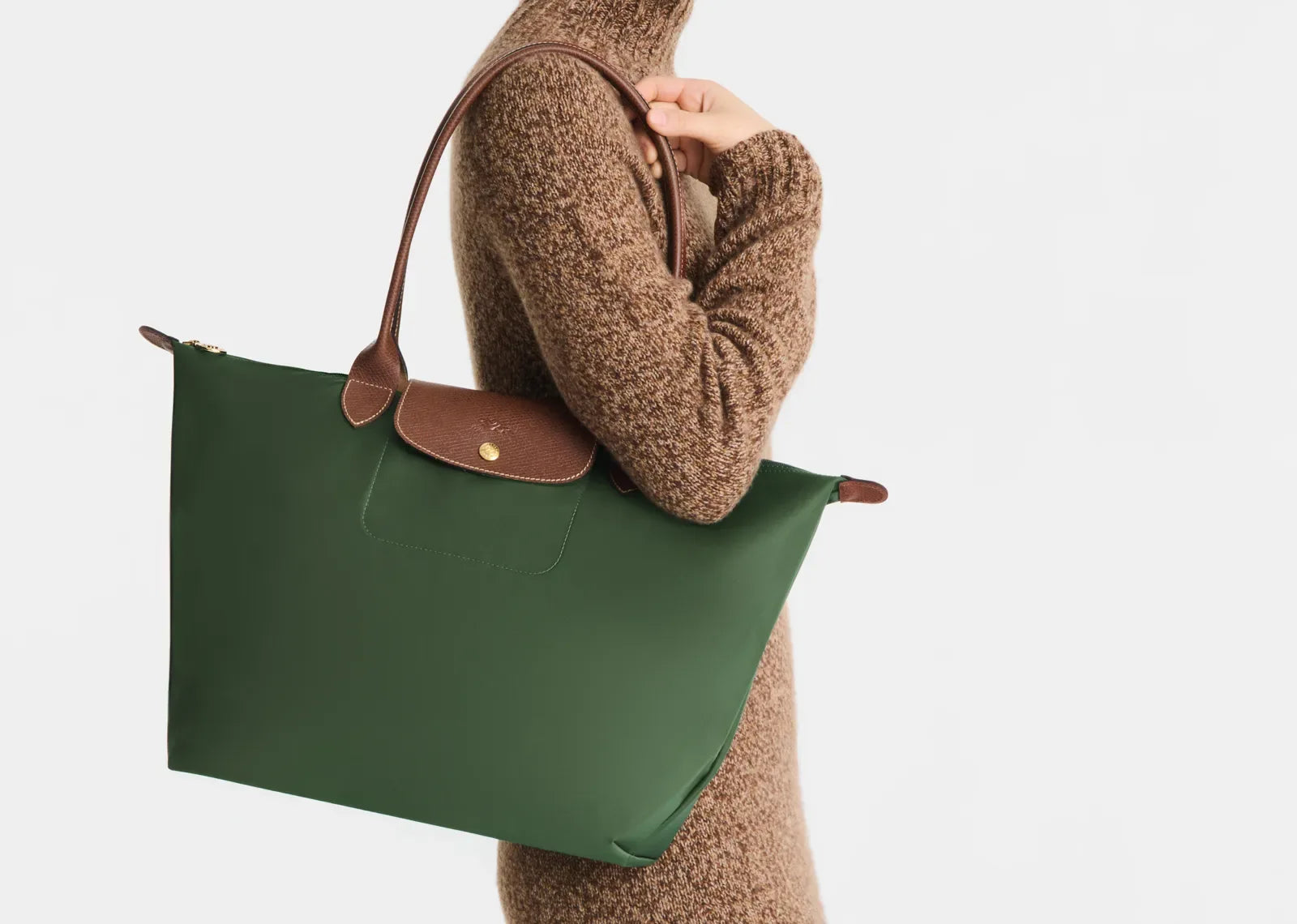 Longchamp Le Pliage Original Large Tote Bag British Green - My Suti