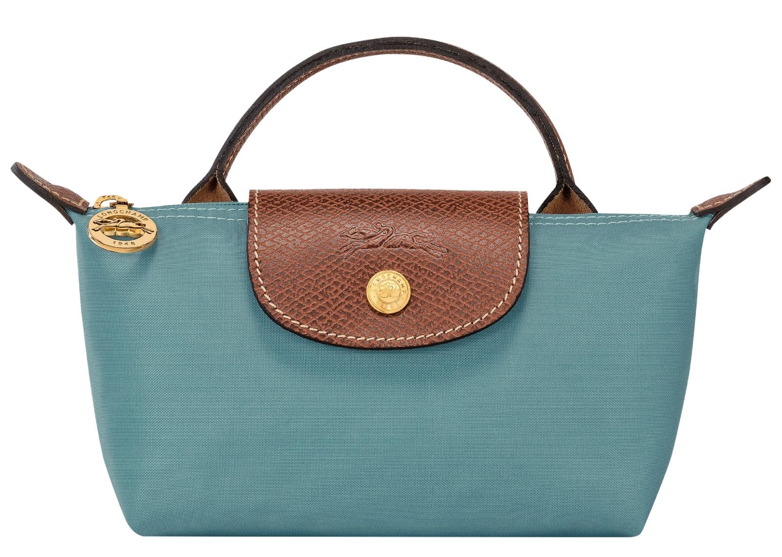 Longchamp Le Pliage Original Pouch With Handle Eucalyptus - My Suti