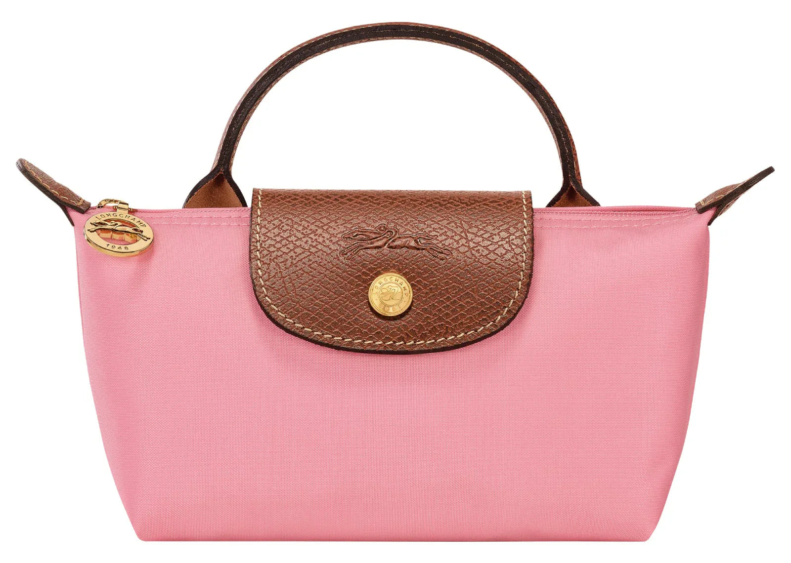 Longchamp Le Pliage Original Pouch With Handle Marshmallow - My Suti