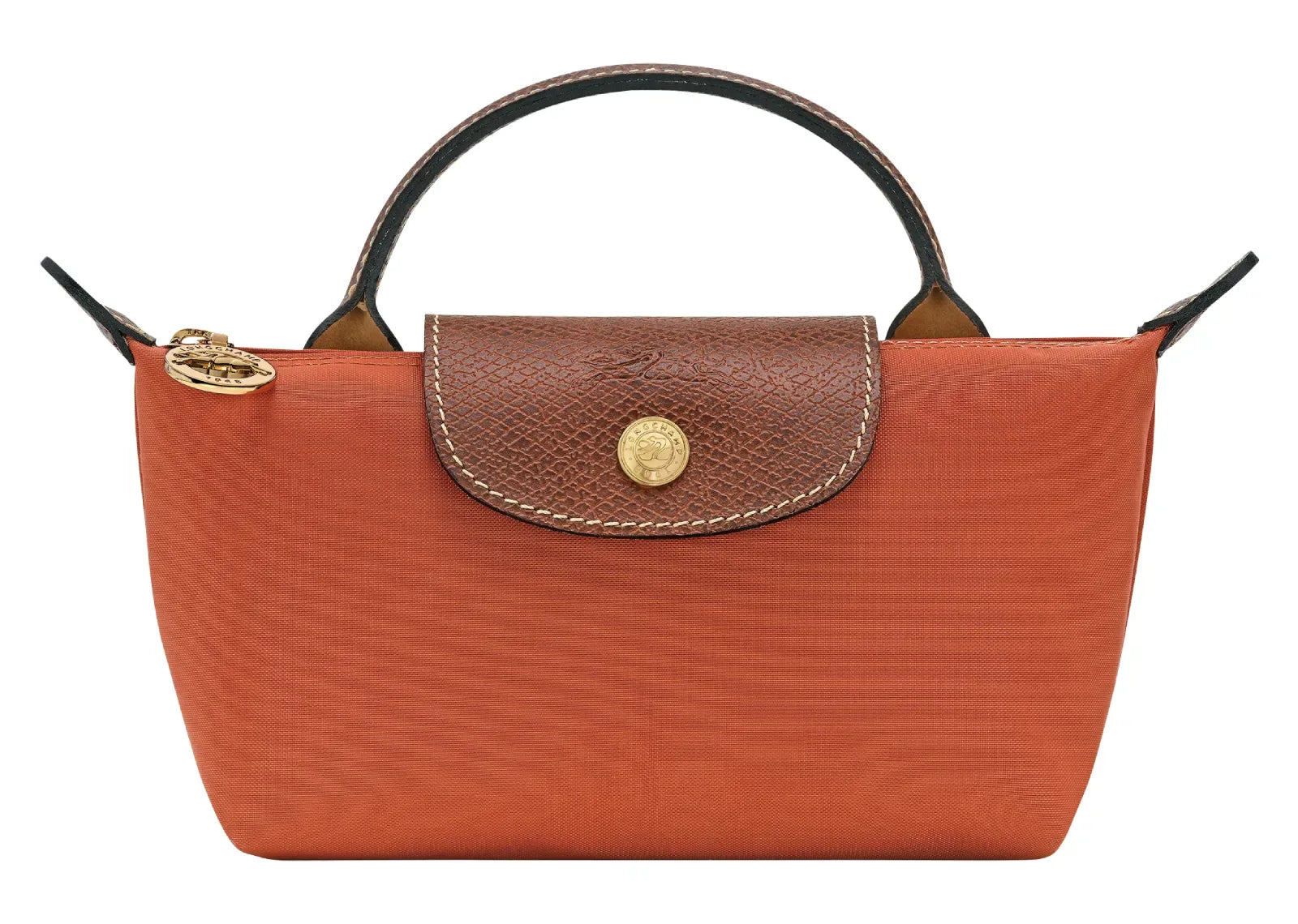 Longchamp Le Pliage Original Pouch With Handle Brick - My Suti