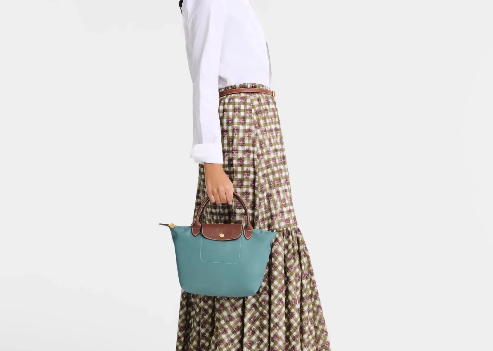 Longchamp Le Pliage Original Small Handbag Eucalyptus - My Suti