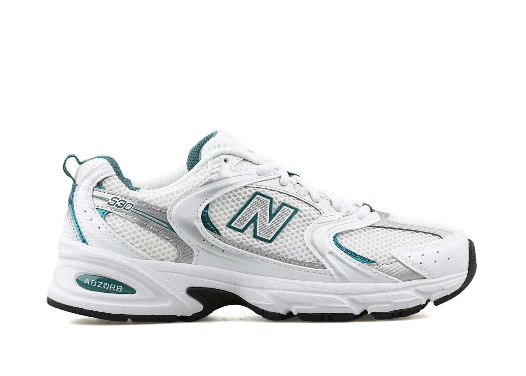 New Balance 530 White Silver Green - My Suti