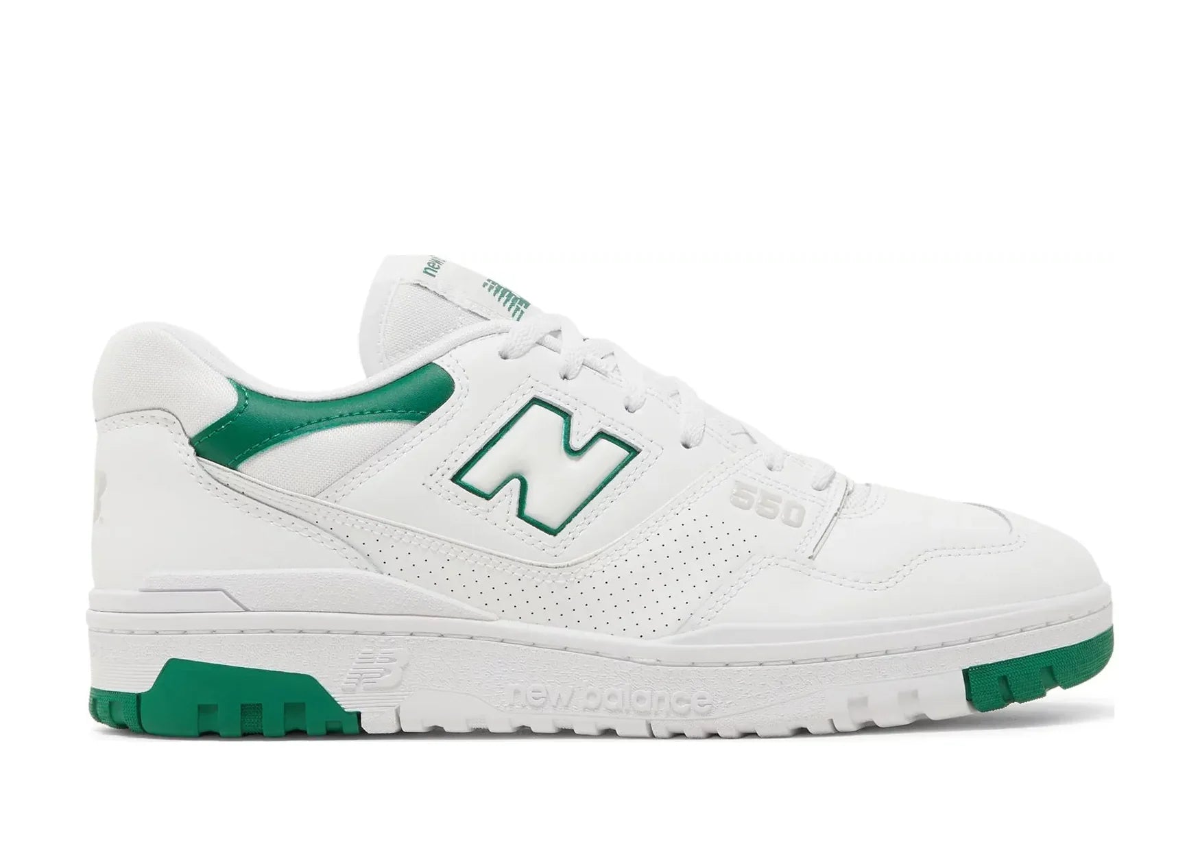 New Balance 550 White Green Cream - My Suti