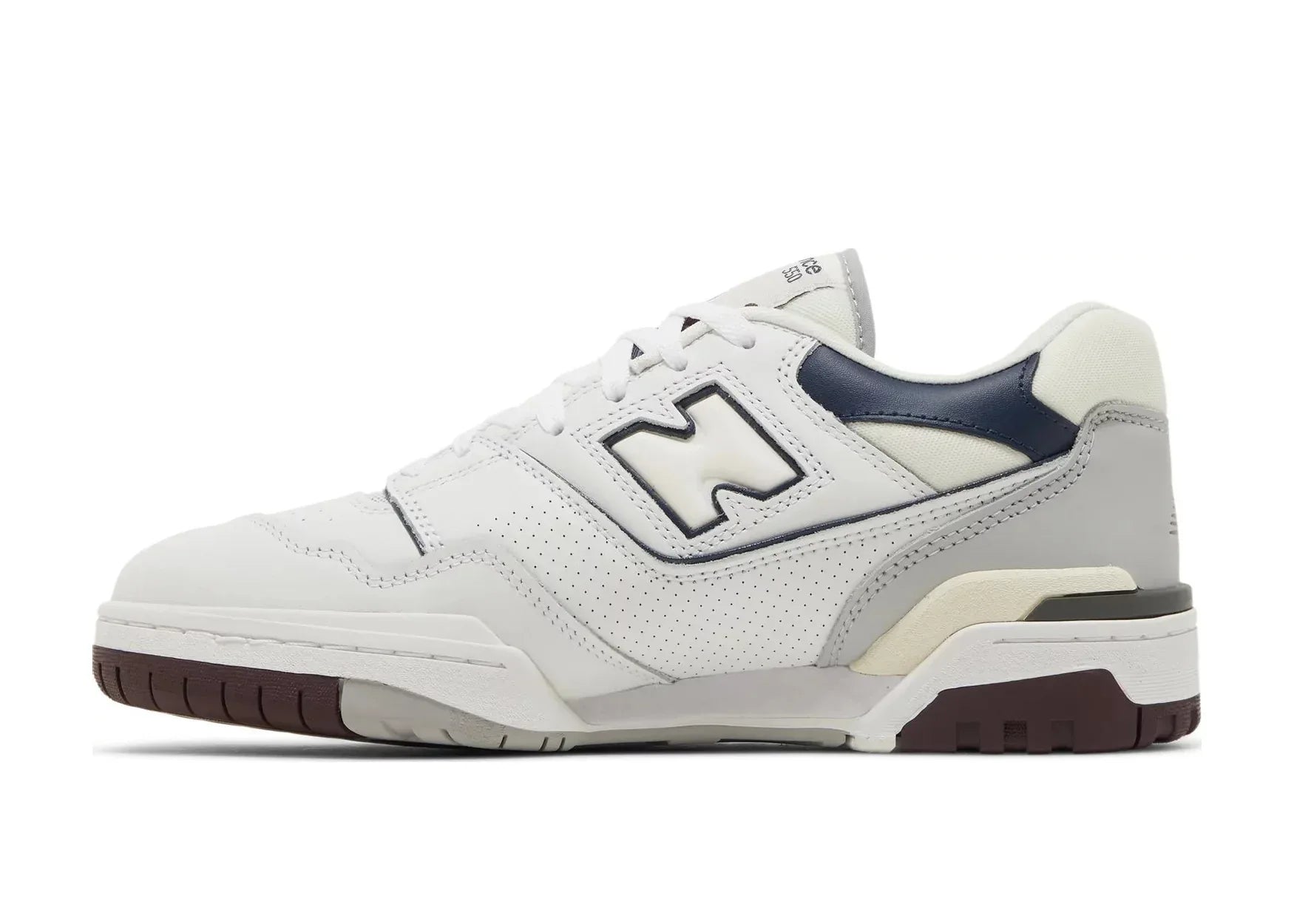 New Balance 550 White Natural Indigo Burgundy - My Suti