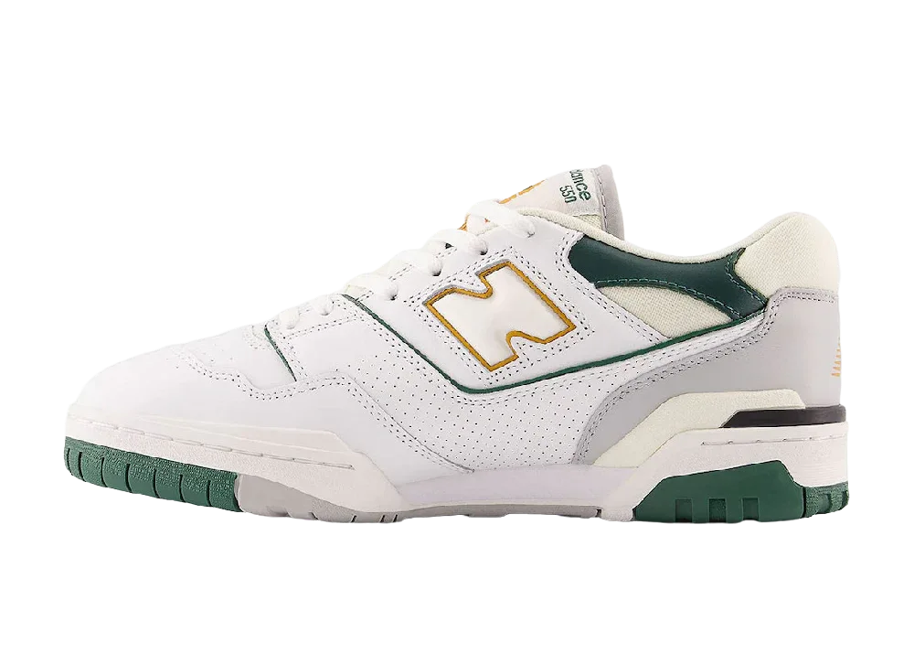 New Balance 550 White Nightwatch Green - My Suti