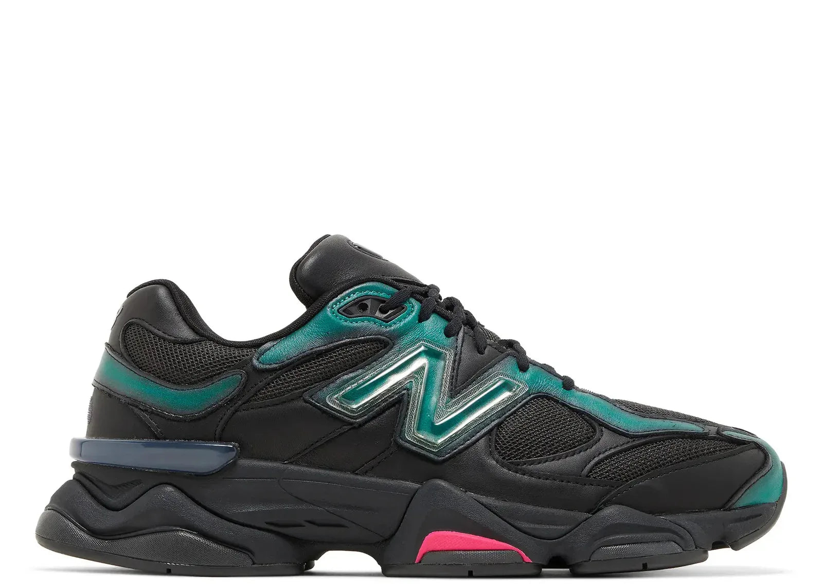 New Balance 9060 Mowalola Burglarwear Black Teal Pink - My Suti