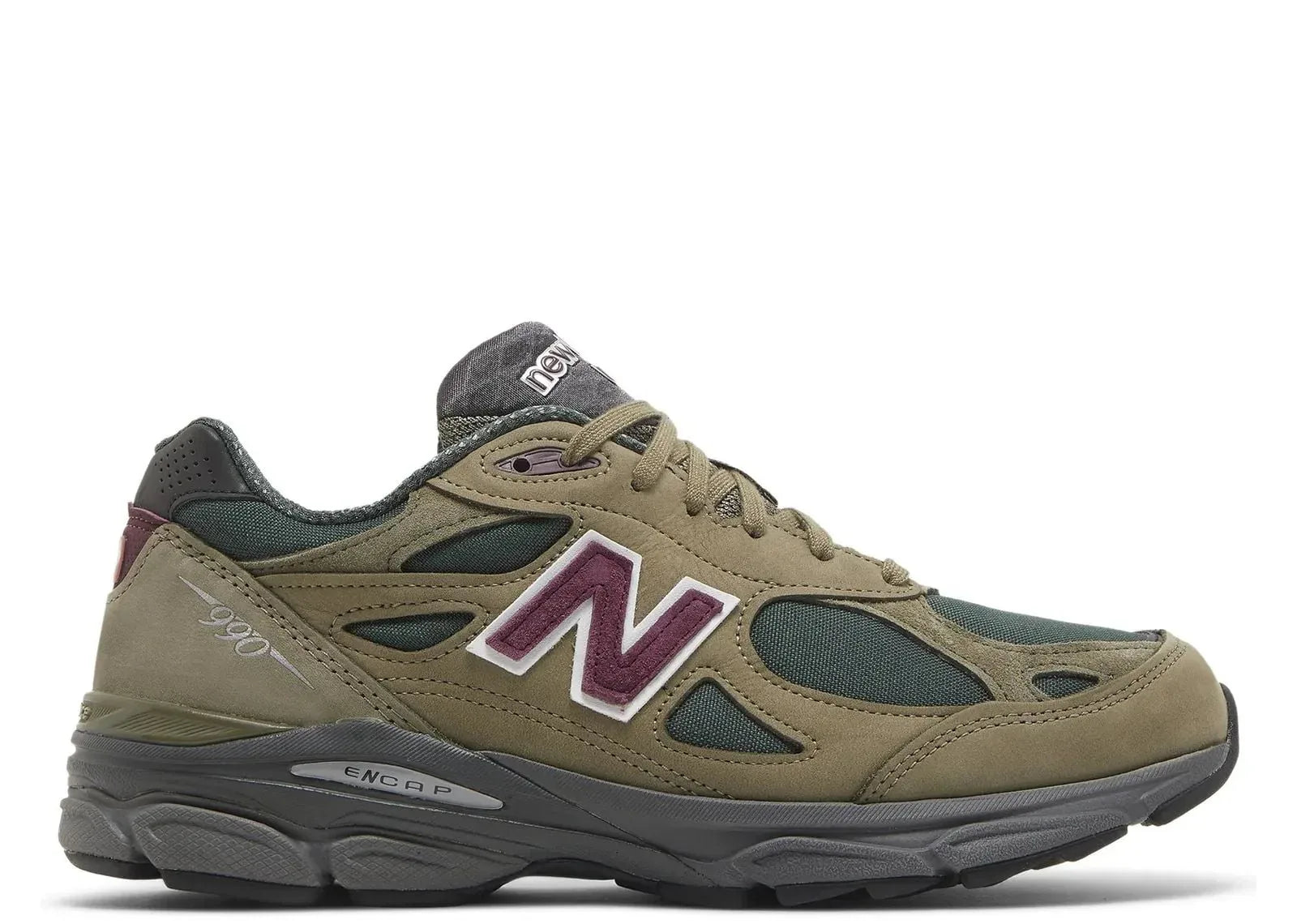 New Balance 990v3 MiUSA Teddy Santis Green Purple - My Suti