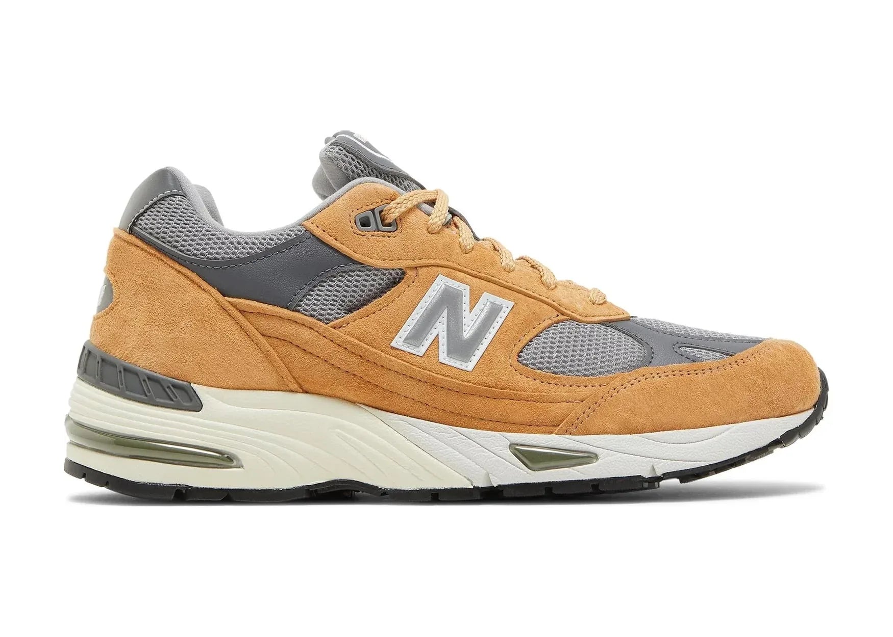 New Balance 991 Miuk Tan Grey Dark Grey - My Suti