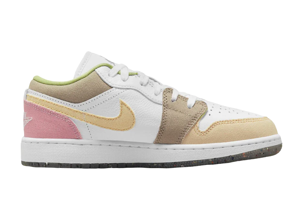 Nike Air Jordan 1 Low Pastel Grind Vivid Green (GS) - My Suti Nike Air Jordan 1 Low Pastel Grind Vivid Green (GS) - My Suti