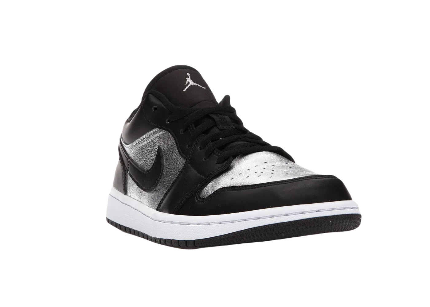 Nike Air Jordan 1 Low SE Black Metallic Silver (W) - My Suti