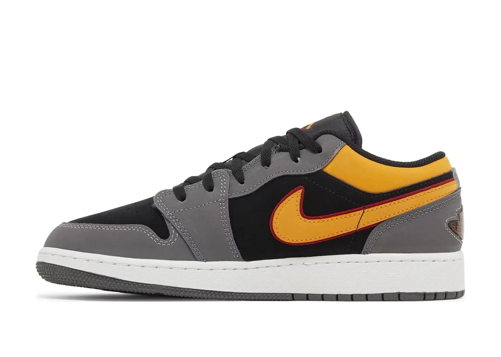 Nike Air Jordan 1 Low SE Light Graphite Vivid Orange (GS) - My Suti