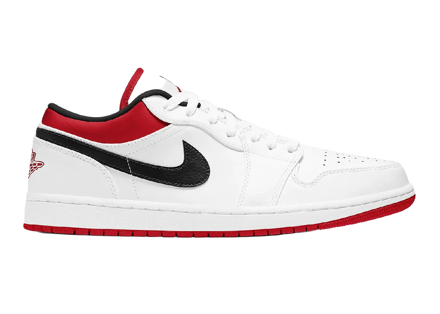 Nike Air Jordan 1 Low White University Red Black - My Suti