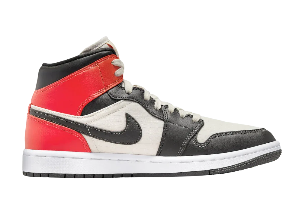 Nike Air Jordan 1 Mid Newsprint Light Orewood Brown (W) - My Suti