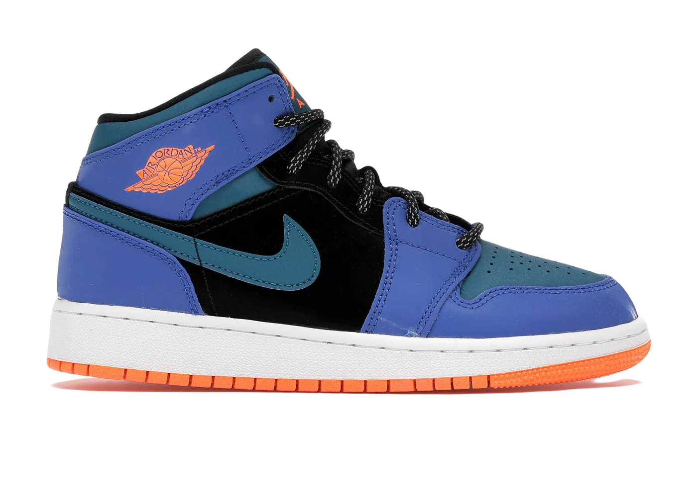 Nike Air Jordan 1 Mid Racer Blue Green Abyss (GS) - My Suti