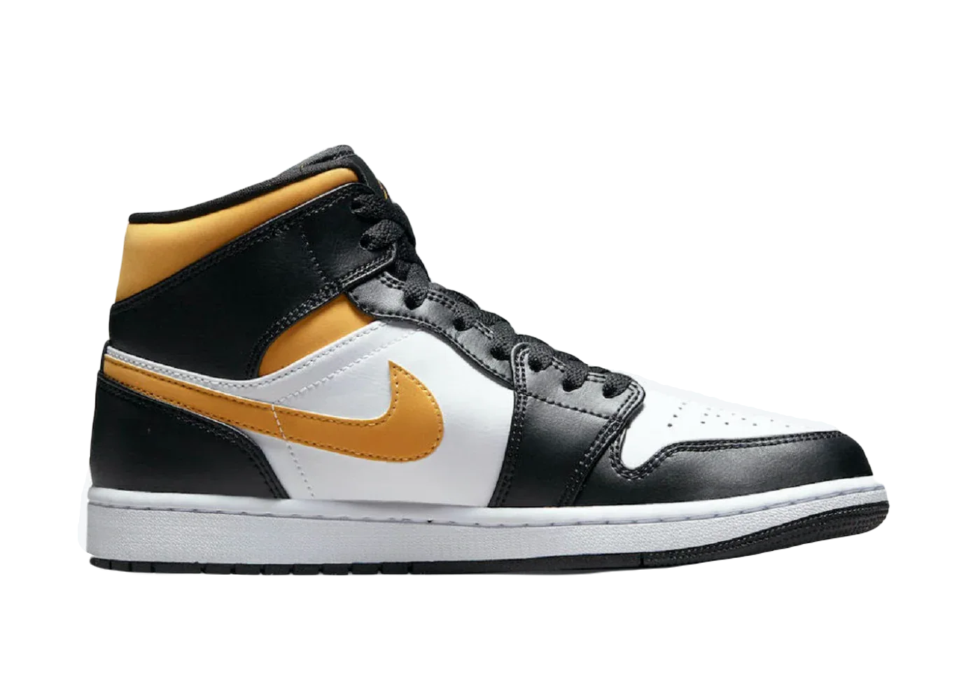 Nike Air Jordan 1 Mid White Pollen Black - My Suti