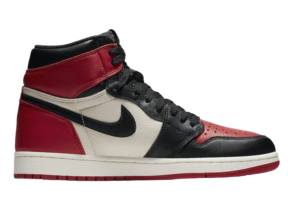 Nike Air Jordan 1 Retro High Bred Toe - My Suti