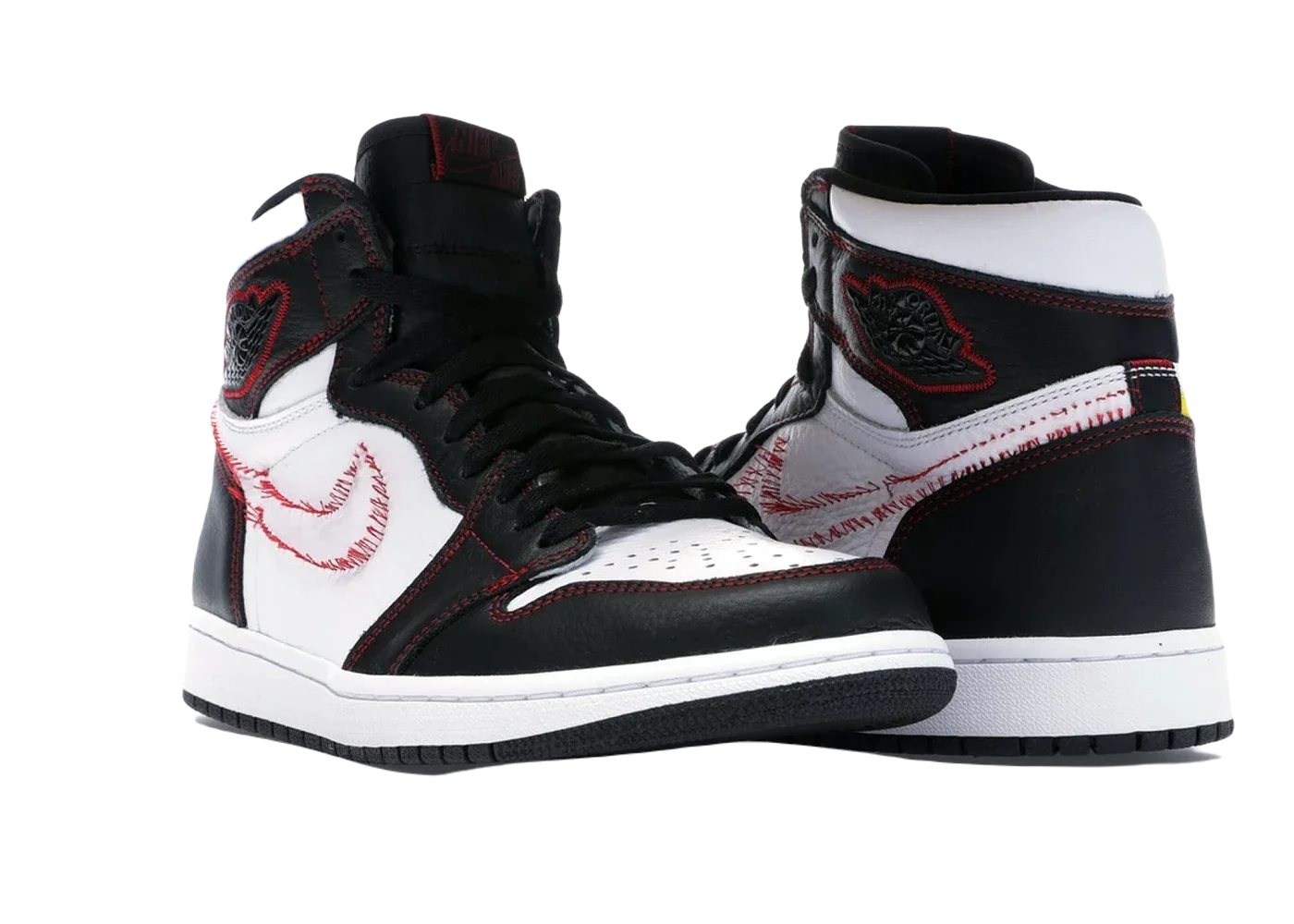 Nike Air Jordan 1 Retro High Defiant White Black Gym Red - My Suti