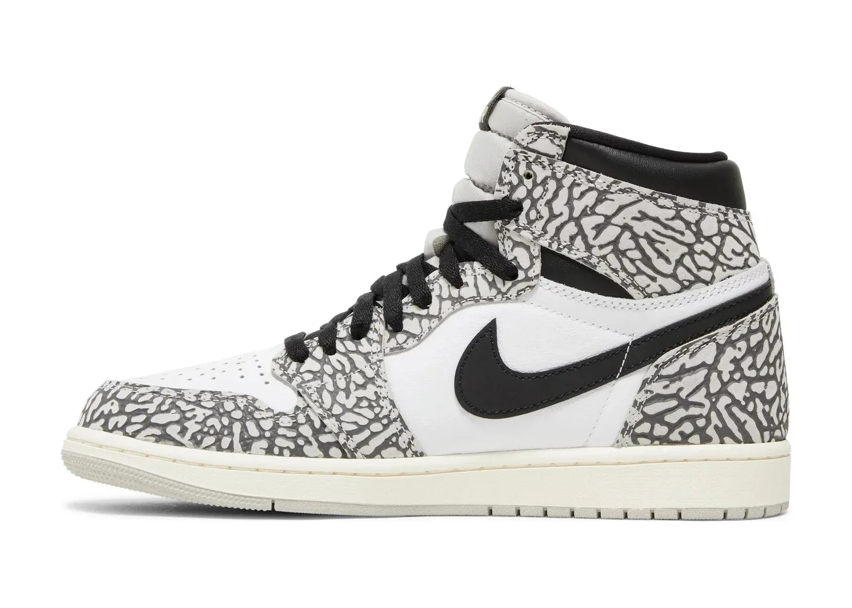 Nike Air Jordan 1 Retro High OG White Cement - My Suti