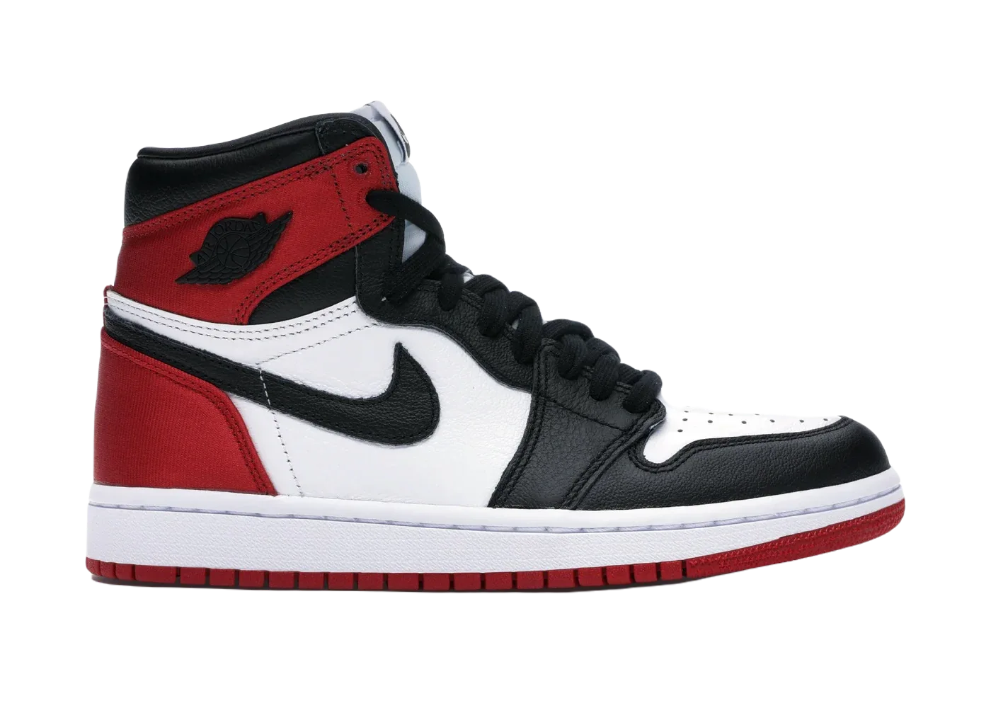 Nike Air Jordan 1 Retro High Satin Black Toe (W) - My Suti