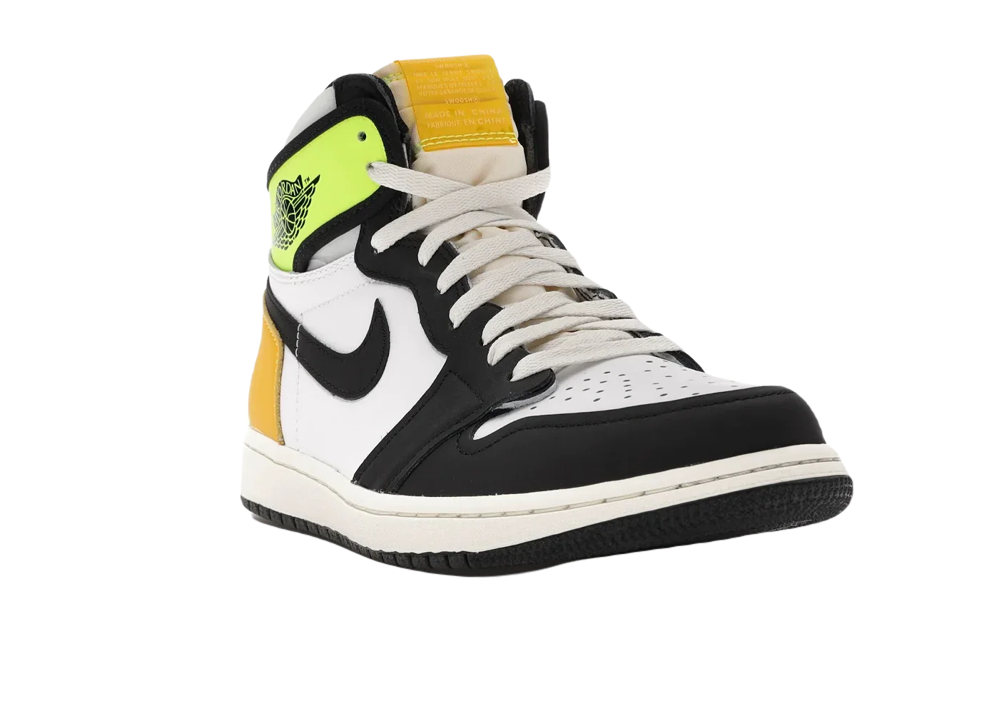 Nike Air Jordan 1 Retro High White Black Volt University Gold - My Suti
